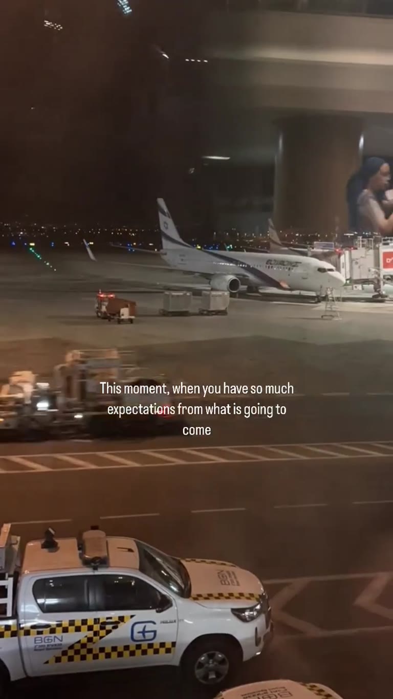 Night departure from Ben Gurion to Spain