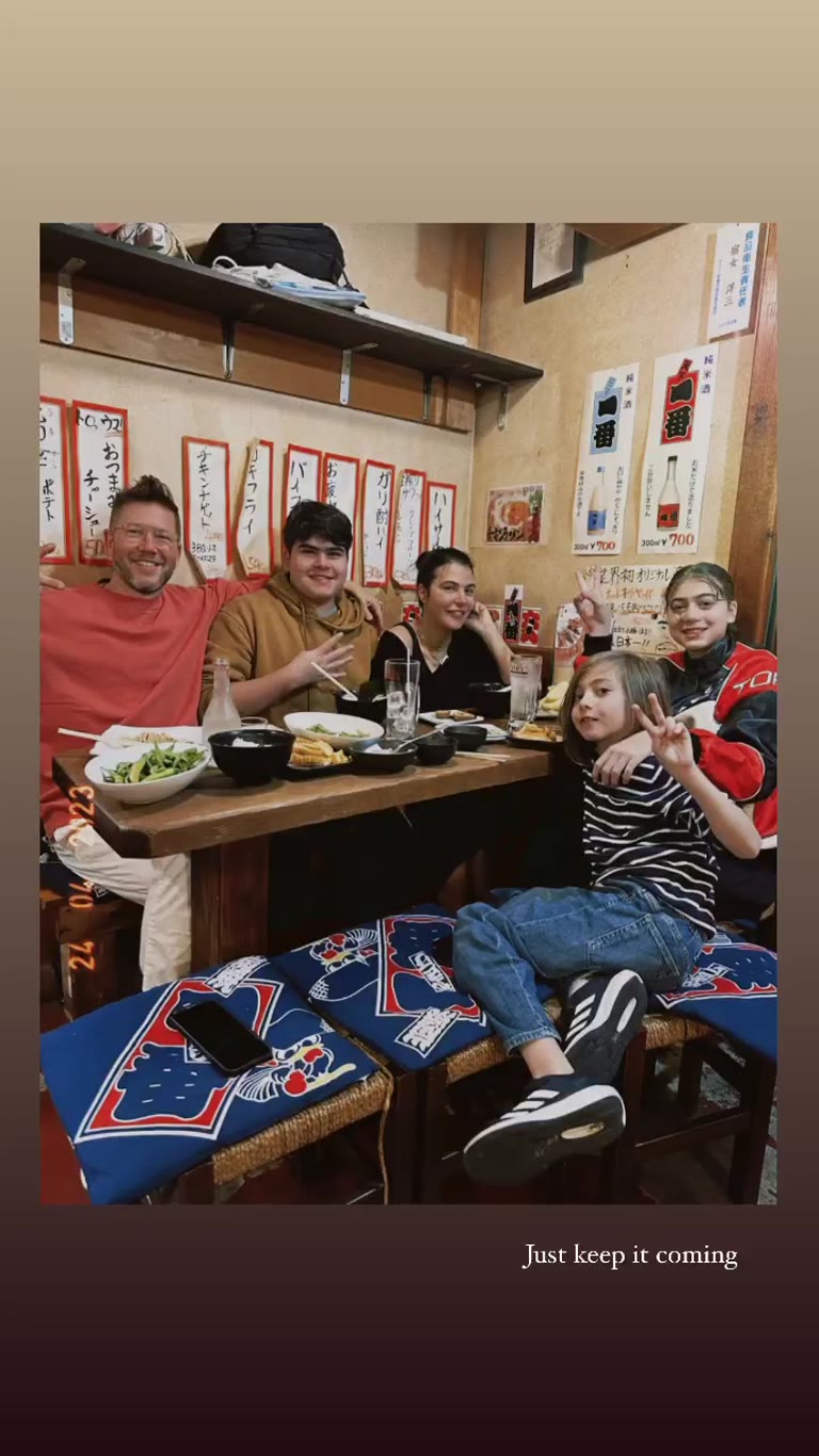 Family izakaya dinner in Kyoto