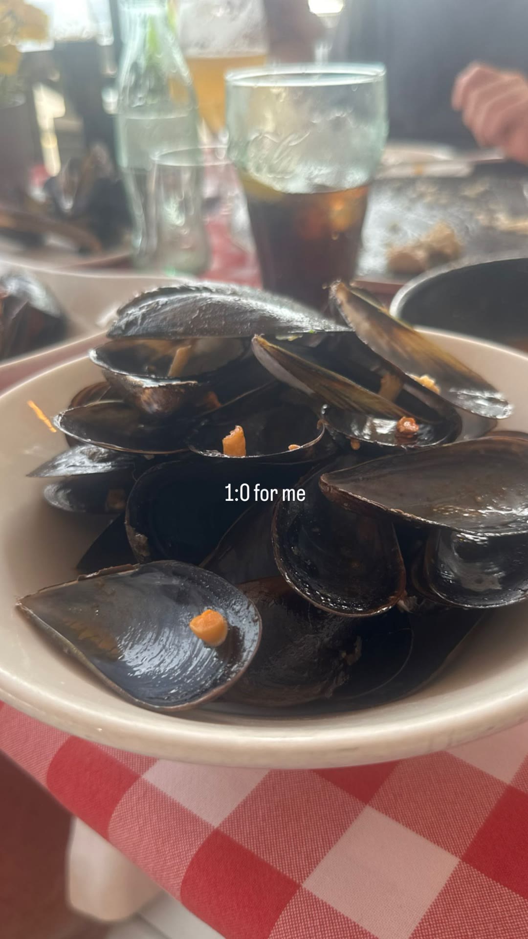Bowl of mussels demolished in Spain