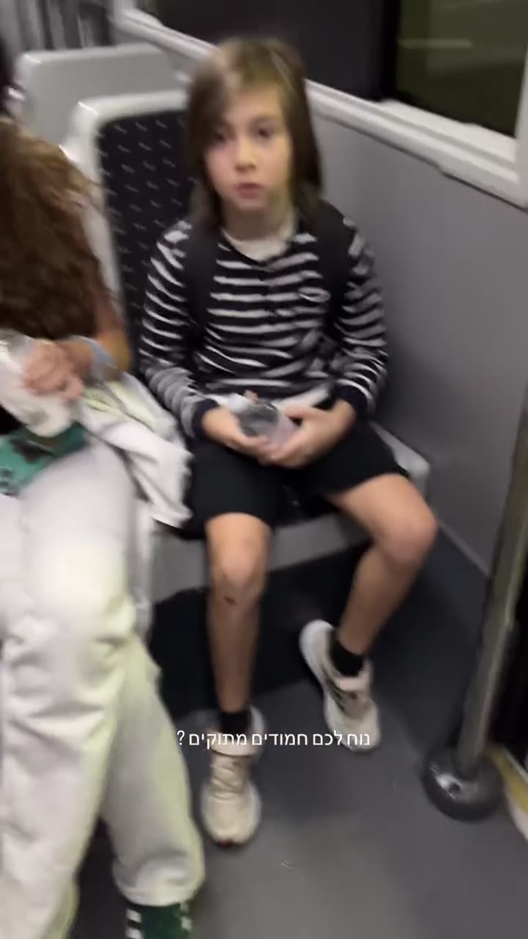 Train ride with the kids in Puglia