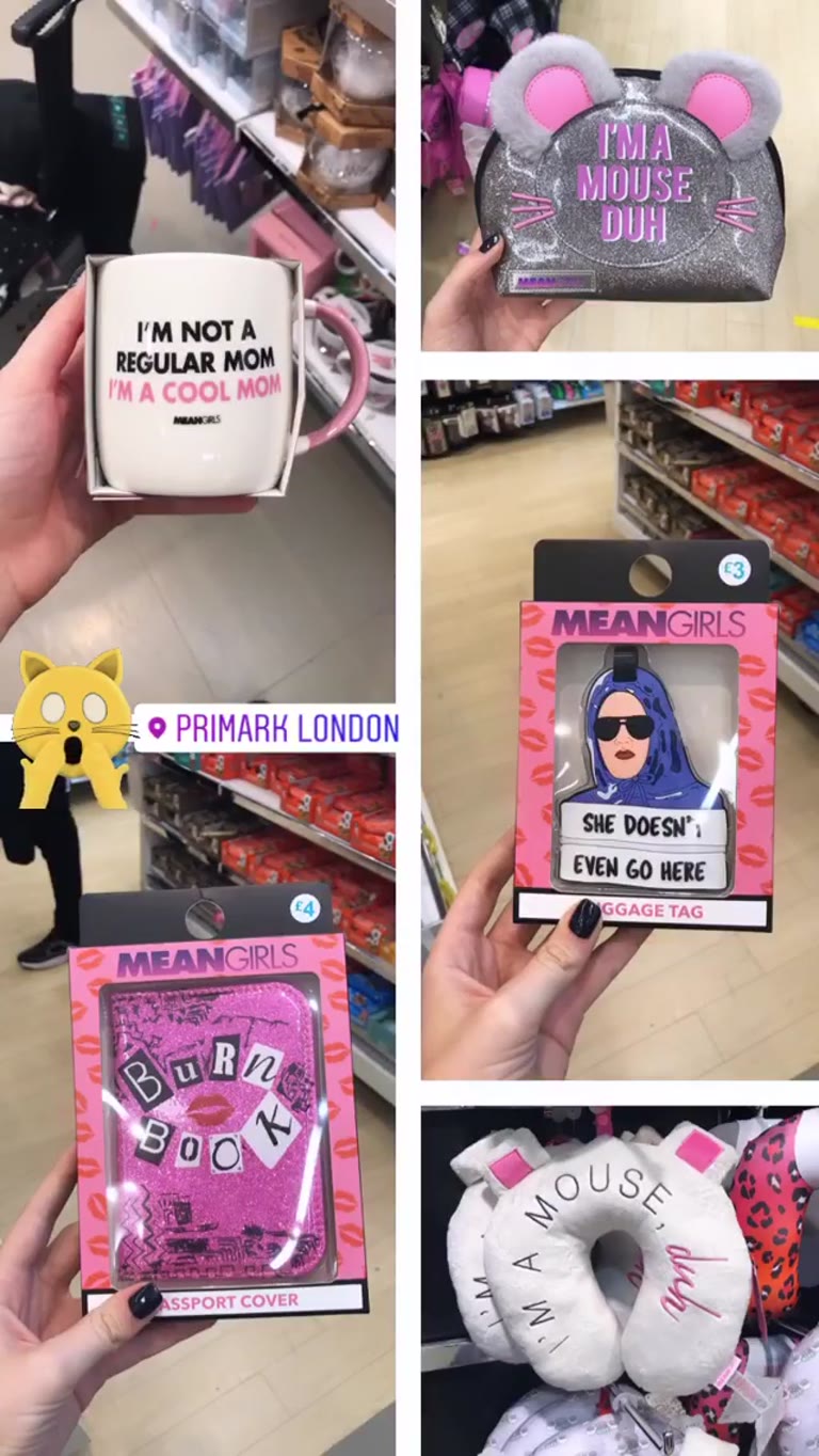 Mean Girls collection at Primark London