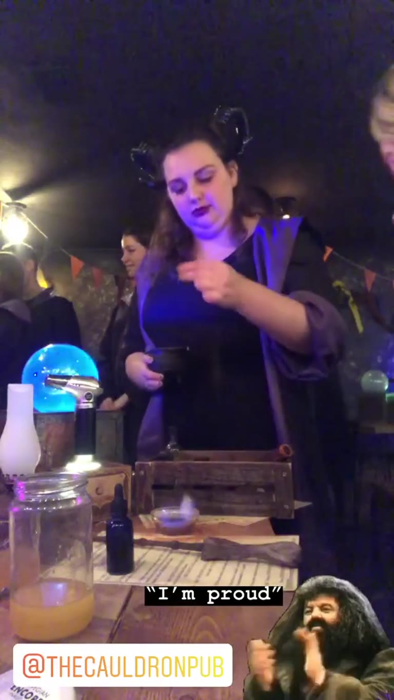The Cauldron Pub – magic cocktail making in London