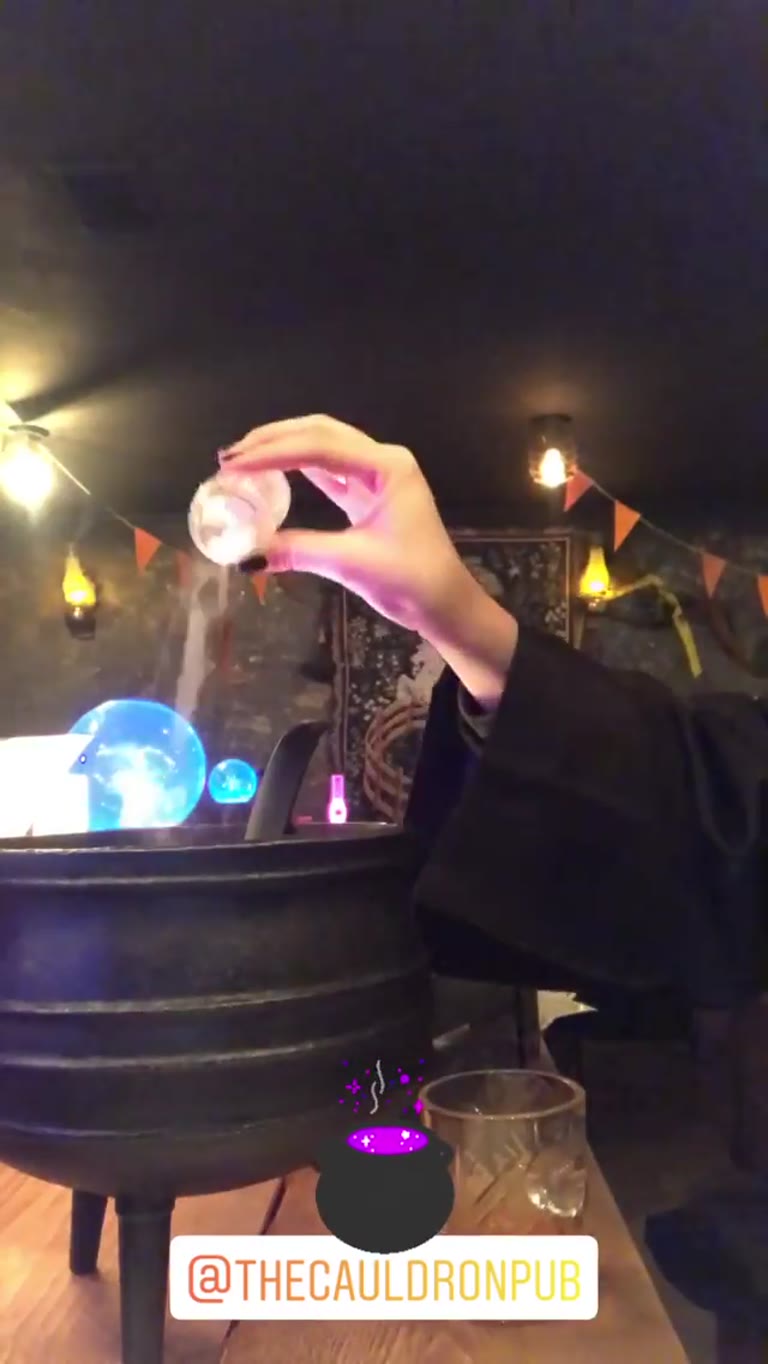 Potion-making at The Cauldron Pub, London