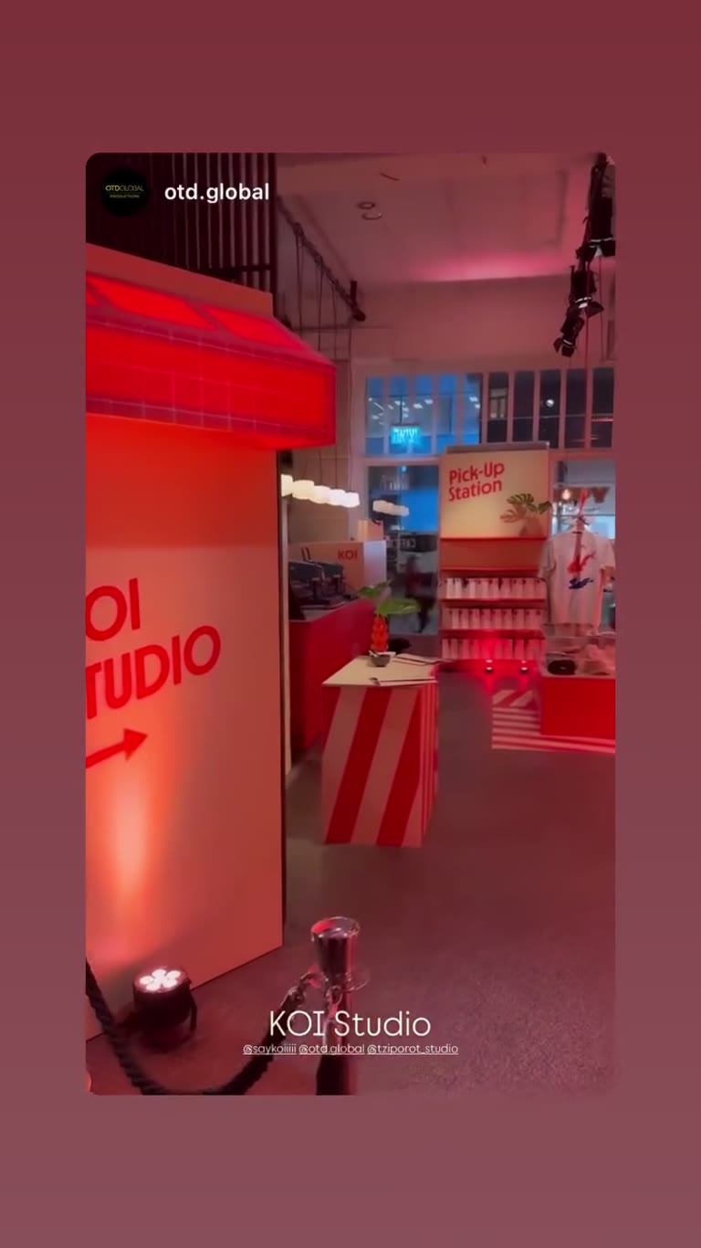 KOI Studio pop-up: merch drop & Pick-Up Station
