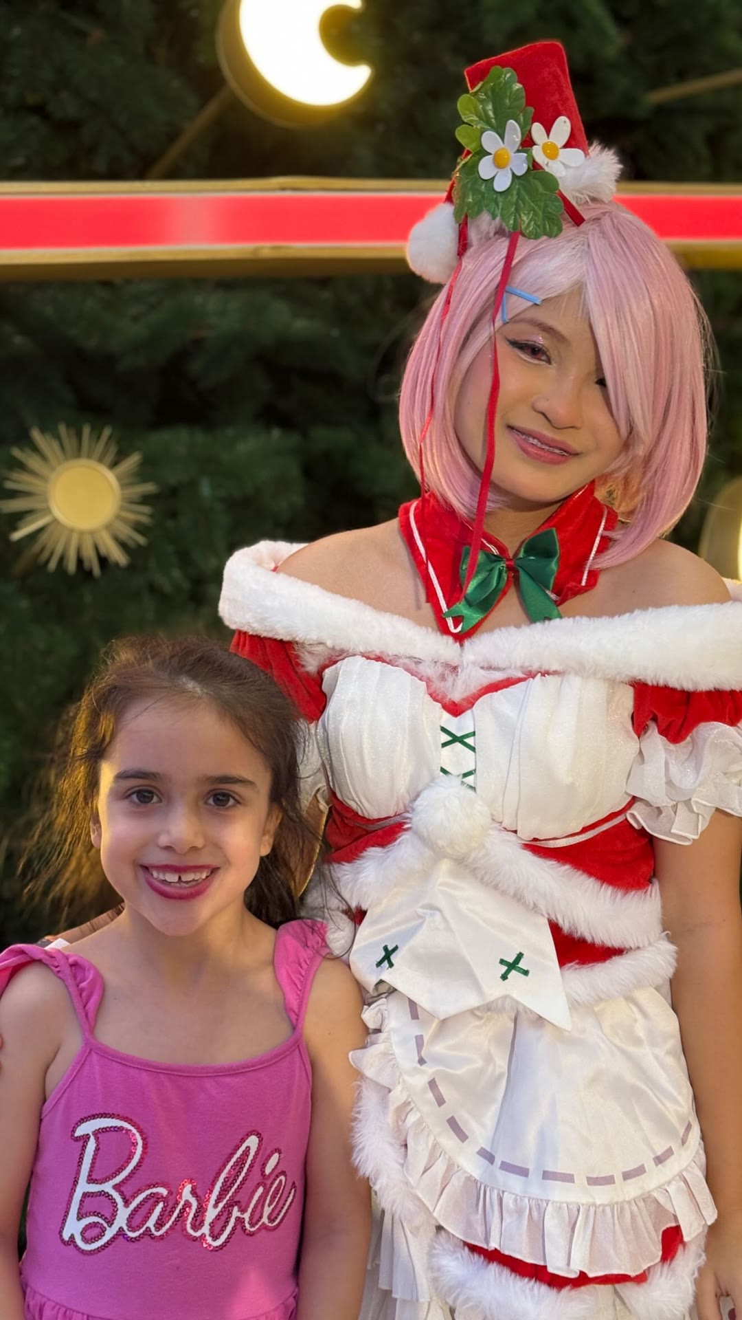 Christmas cosplay photo with a kid in Bangkok