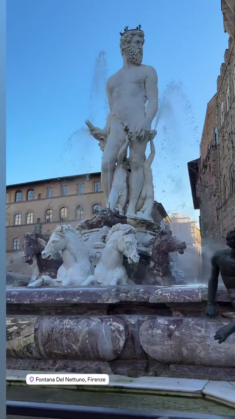 Fontana del Nettuno, Piazza della Signoria