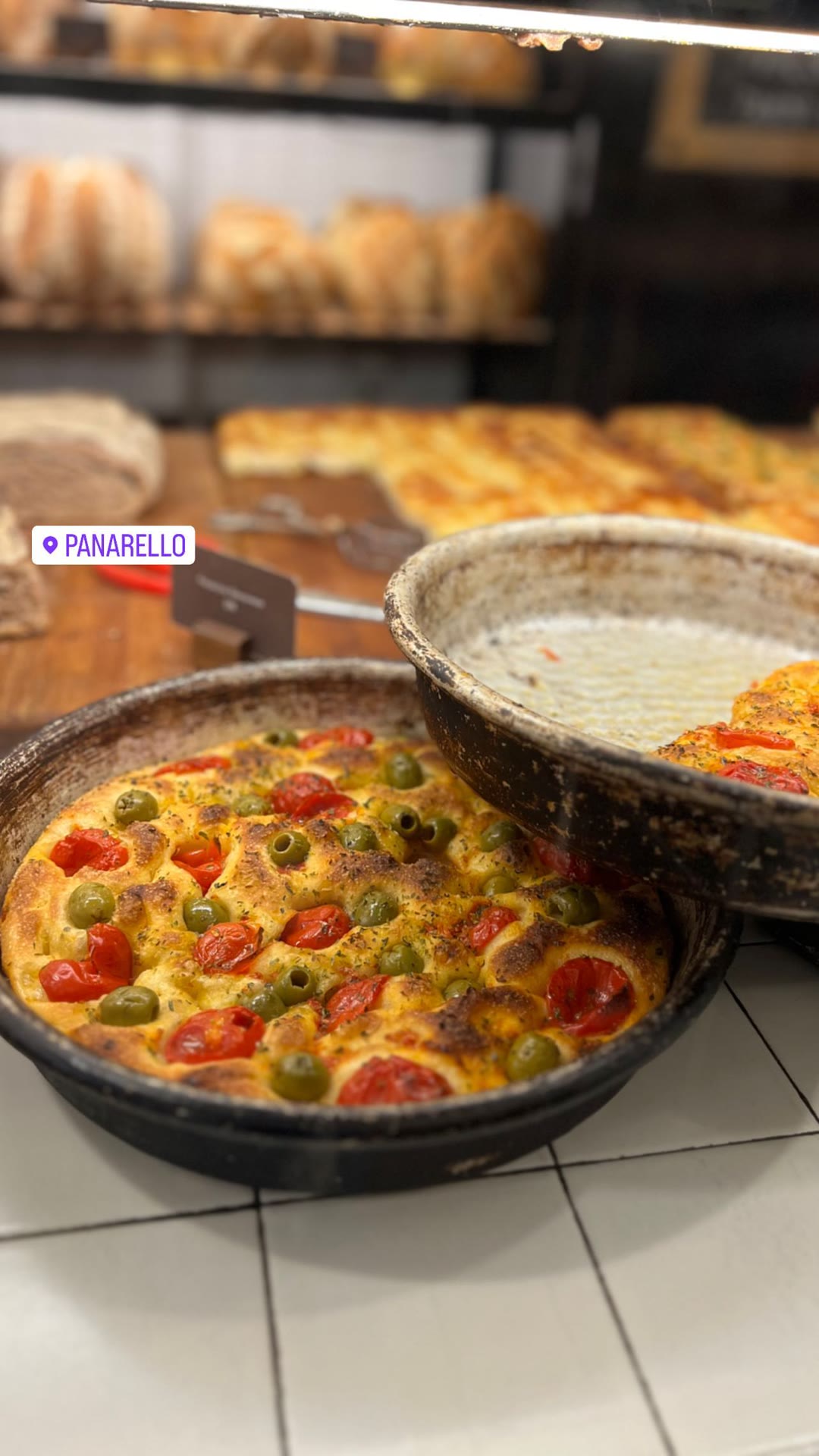 Focaccia at Panarello, Milan