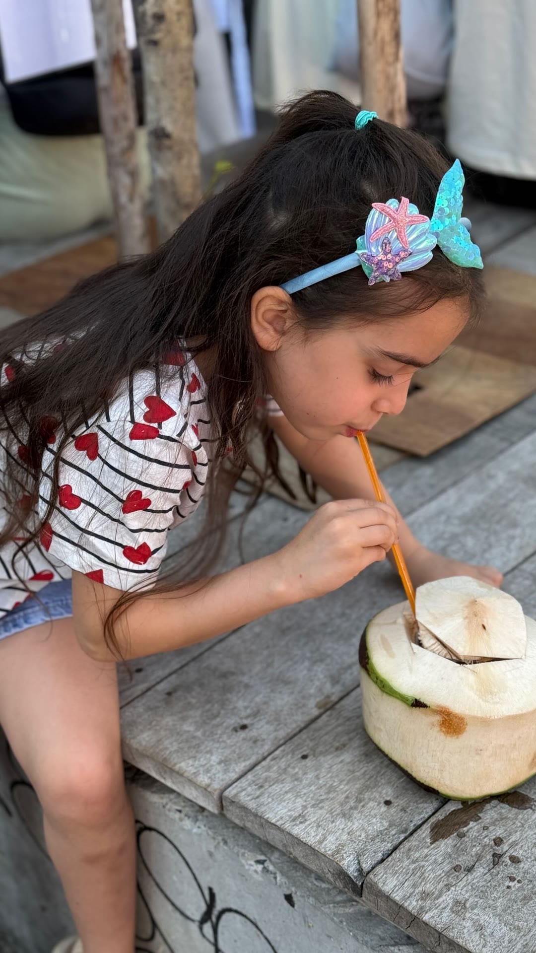 Fresh coconut break in Thailand