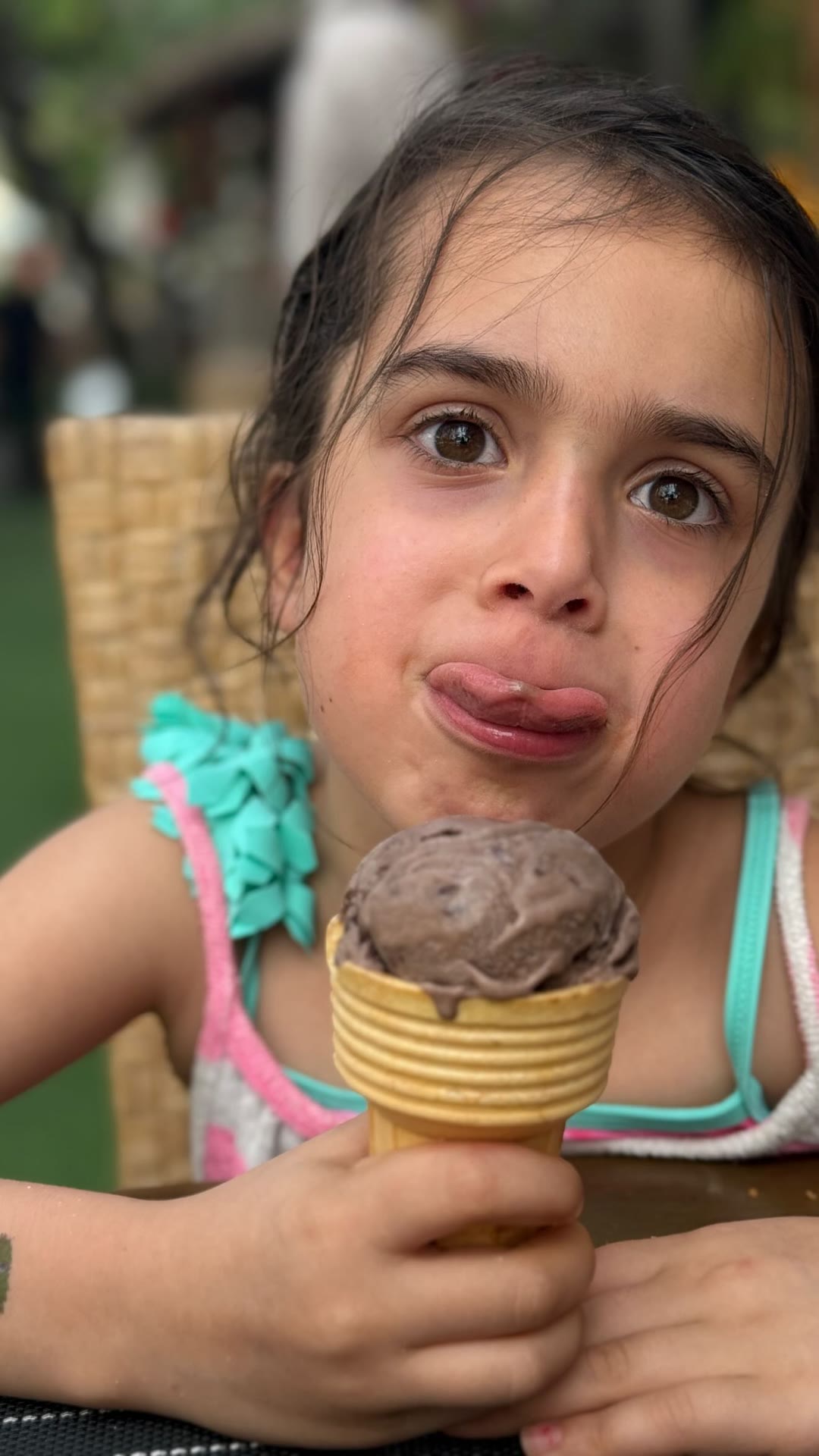 Chocolate ice cream break in Phuket