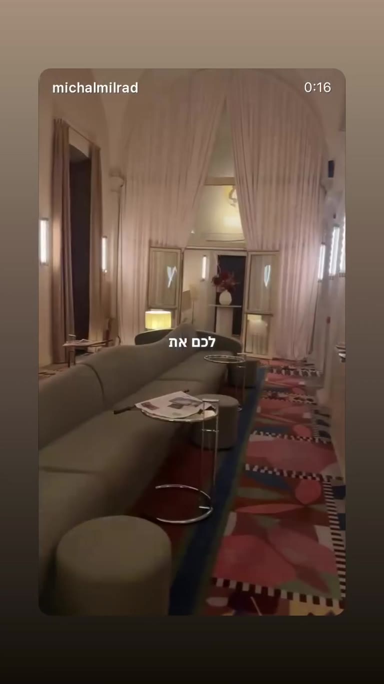 בר קוקטלים בארמון מהמאה ה-16 ברומא