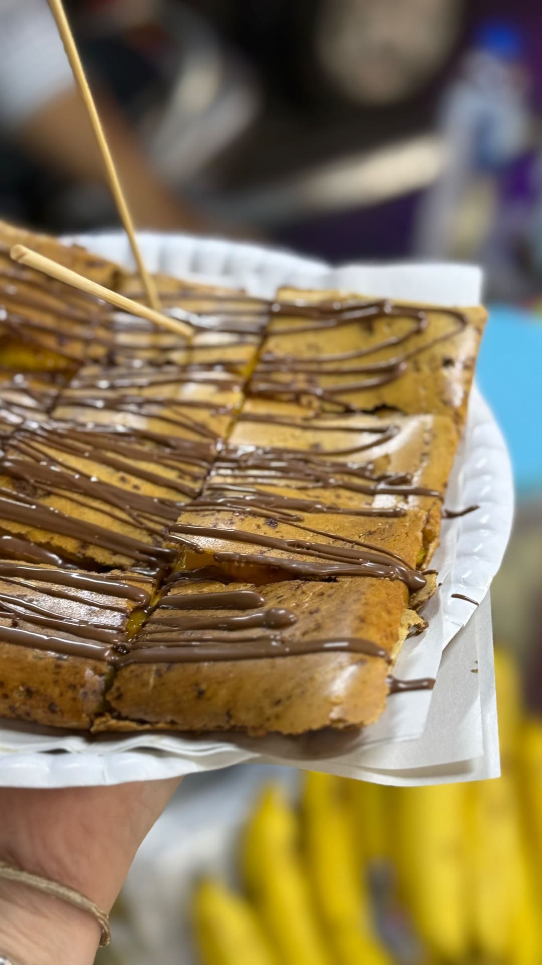 Banana chocolate roti from a Phuket street stall