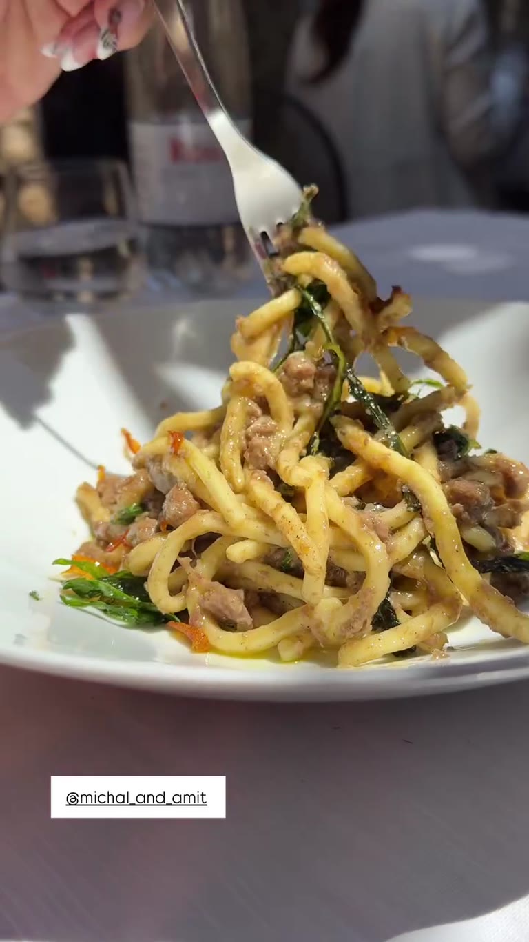 Fresh pasta on a day trip outside Rome