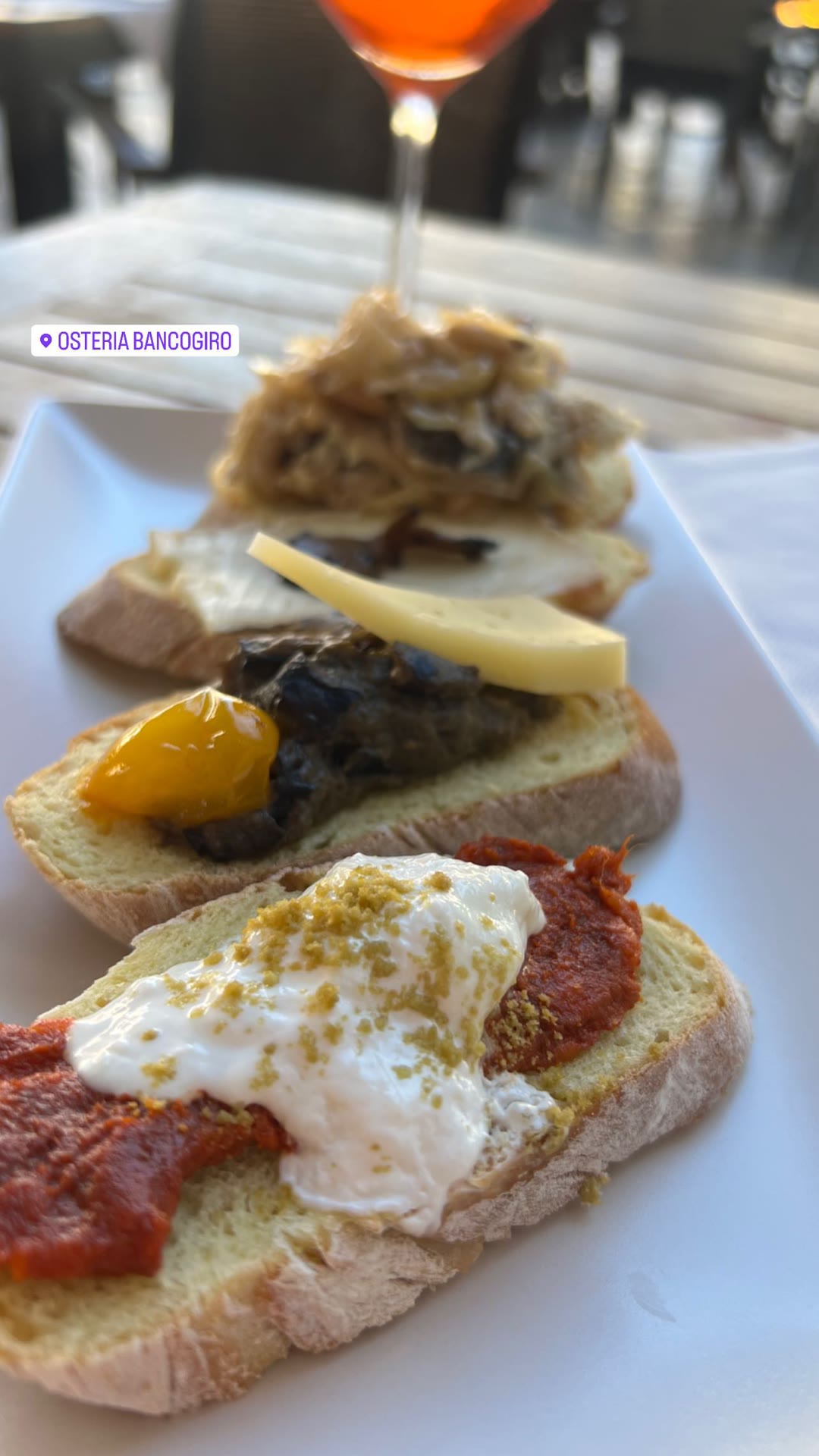 Cicchetti at Osteria Bancogiro, Venice