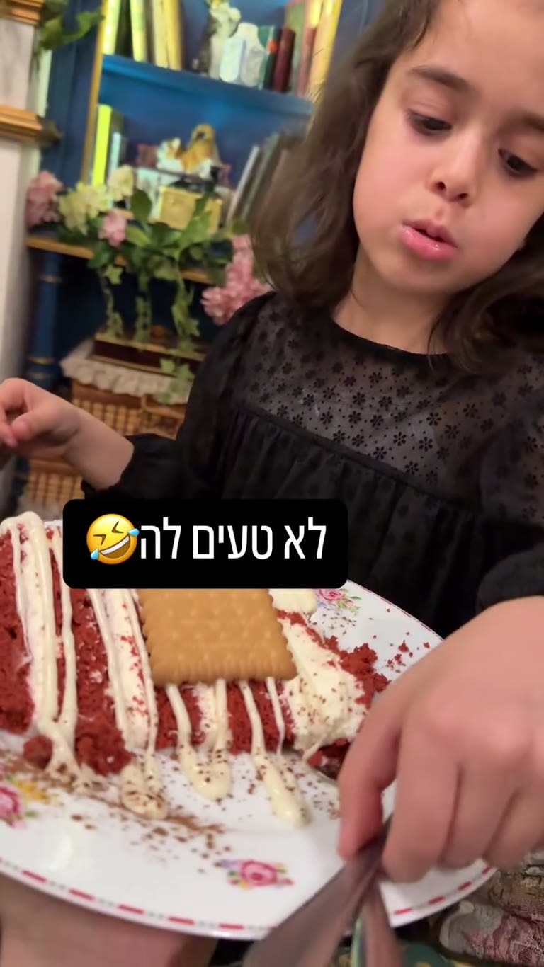 Red velvet cake in Athens — the kid wasn't sold