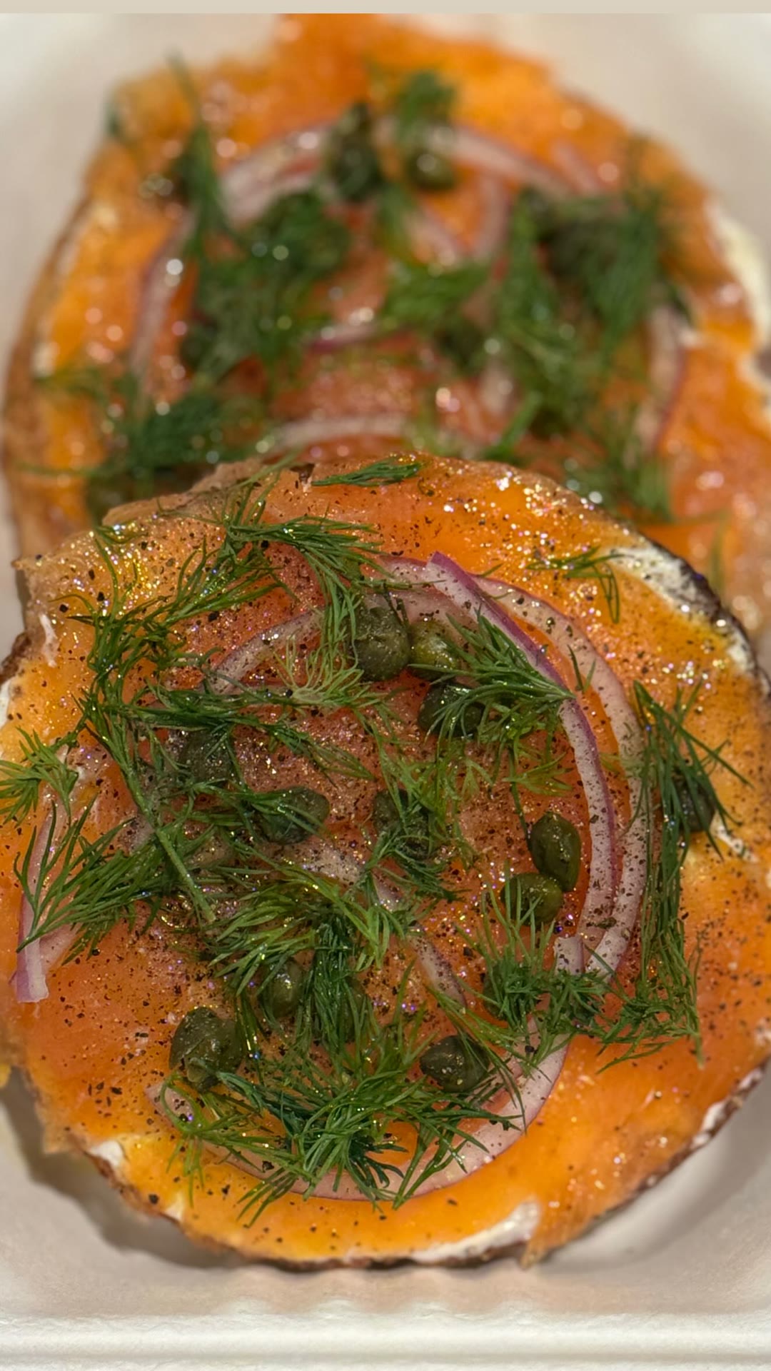 Lox bagel in New York