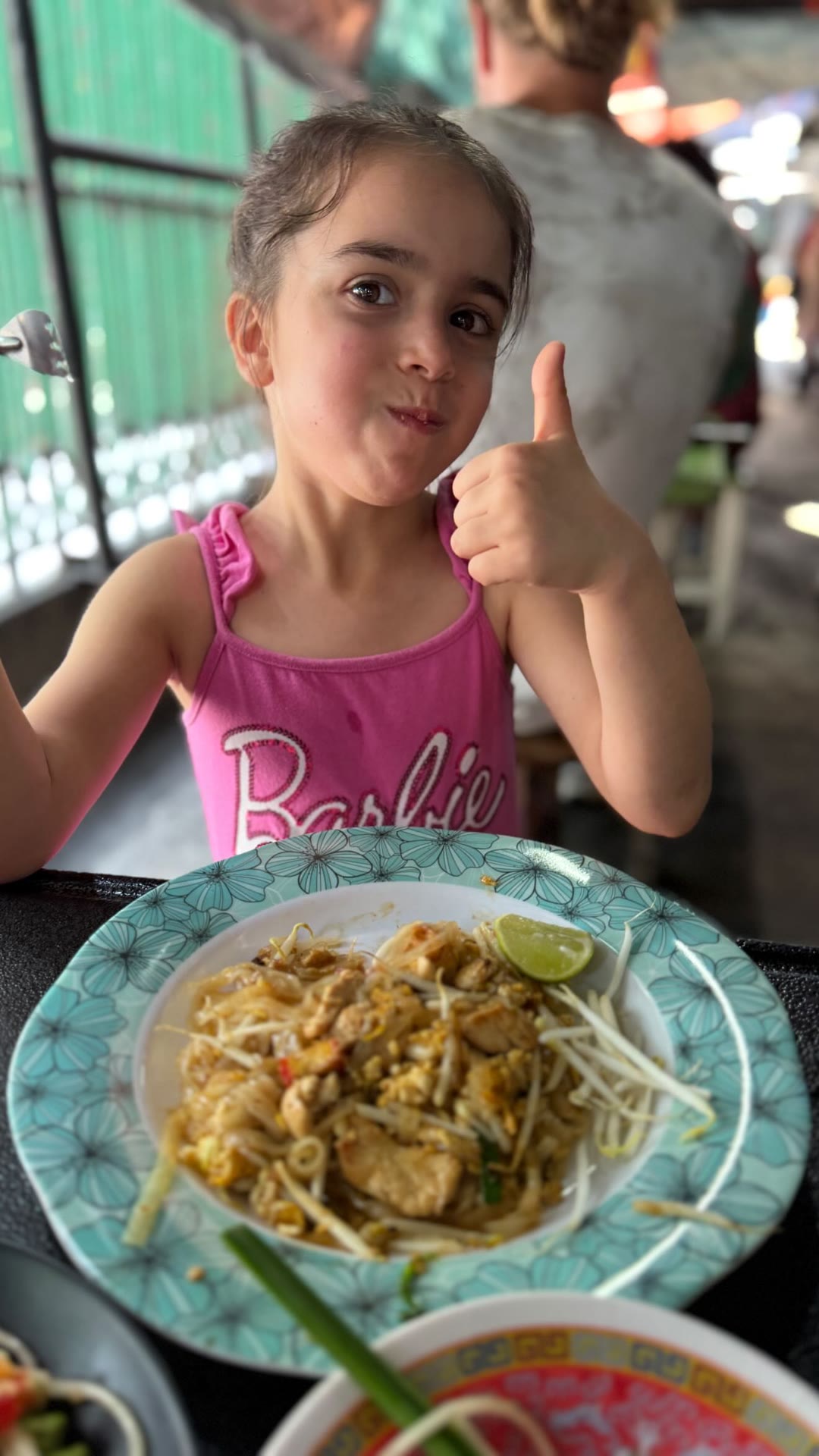 Kid-approved pad thai in Bangkok