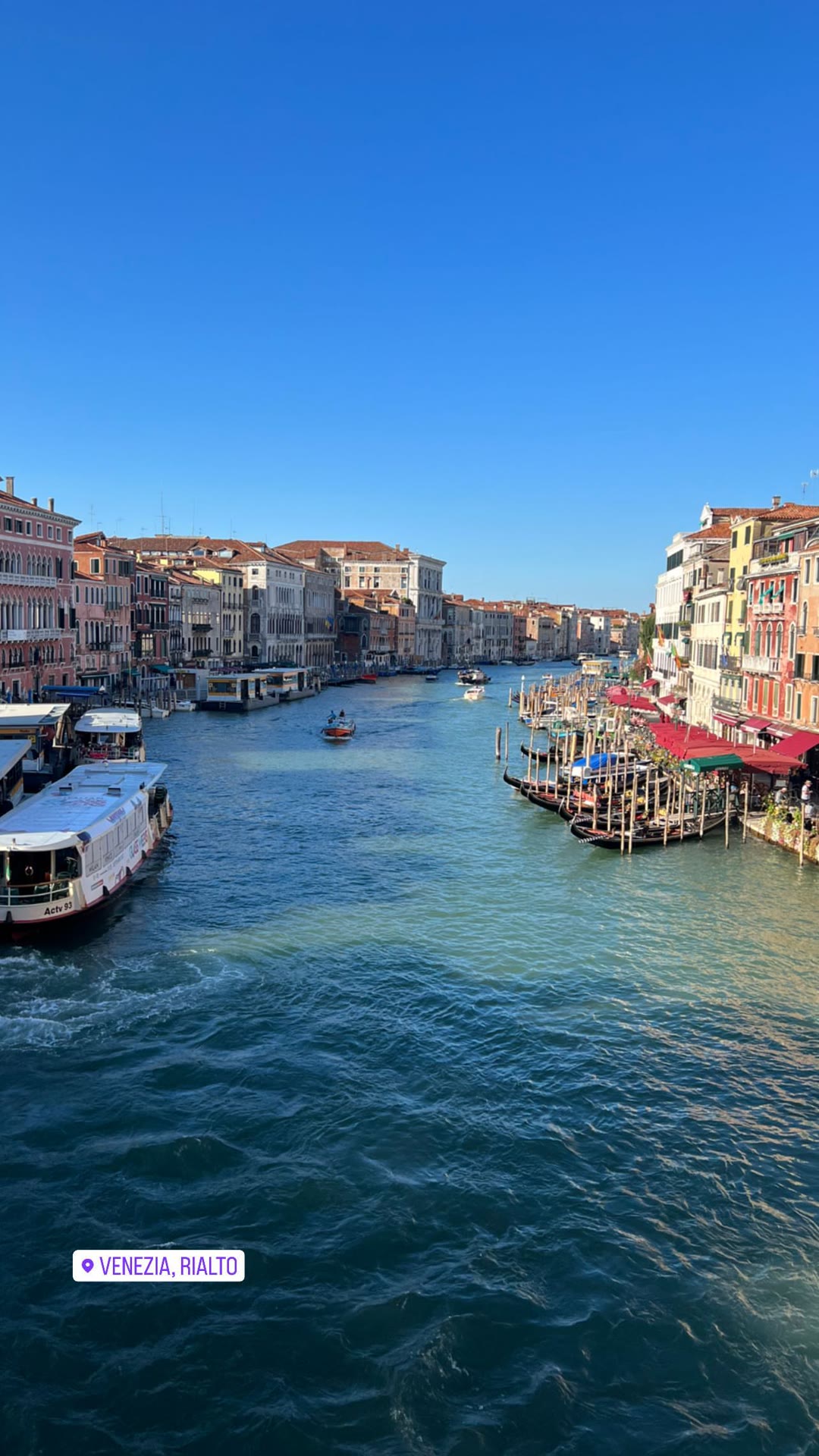 Grand Canal from the Rialto Bridge, Venice