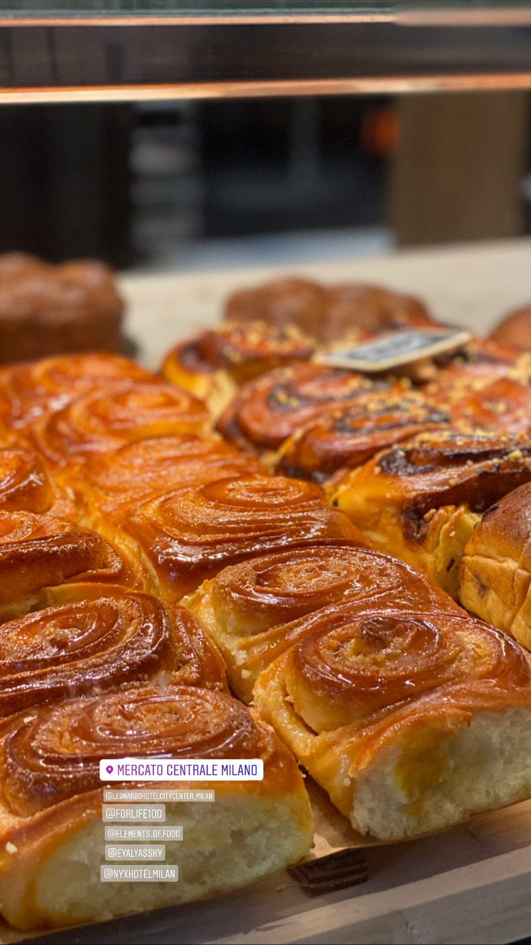 Pastries at Mercato Centrale Milano