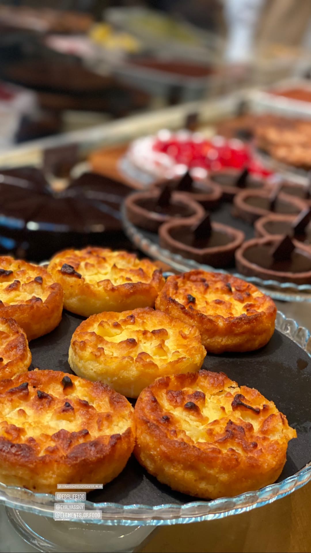 Dessert buffet at Leonardo Hotel City Center Milan