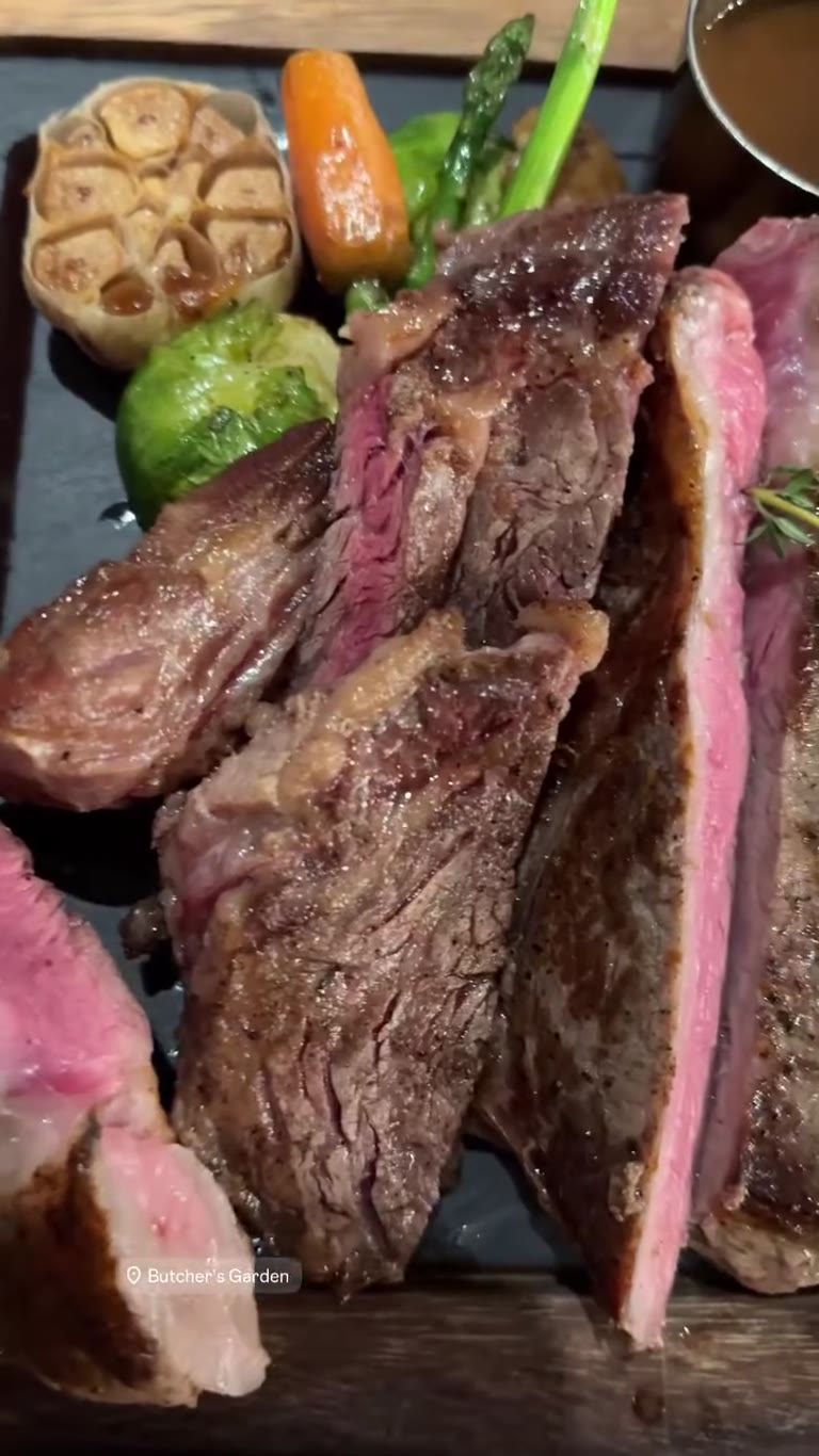 Steak at Butcher's Garden, Patong