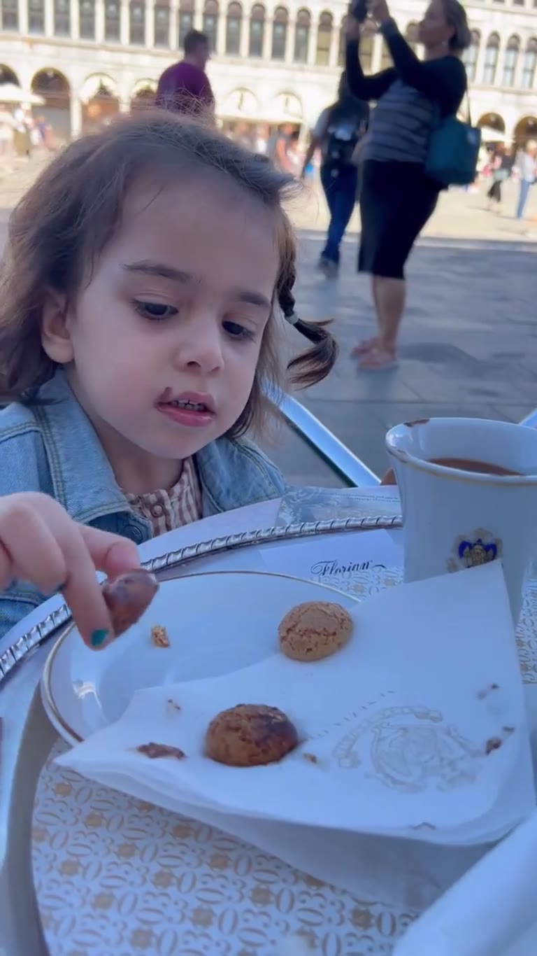 Hot chocolate at Caffè Florian, Piazza San Marco