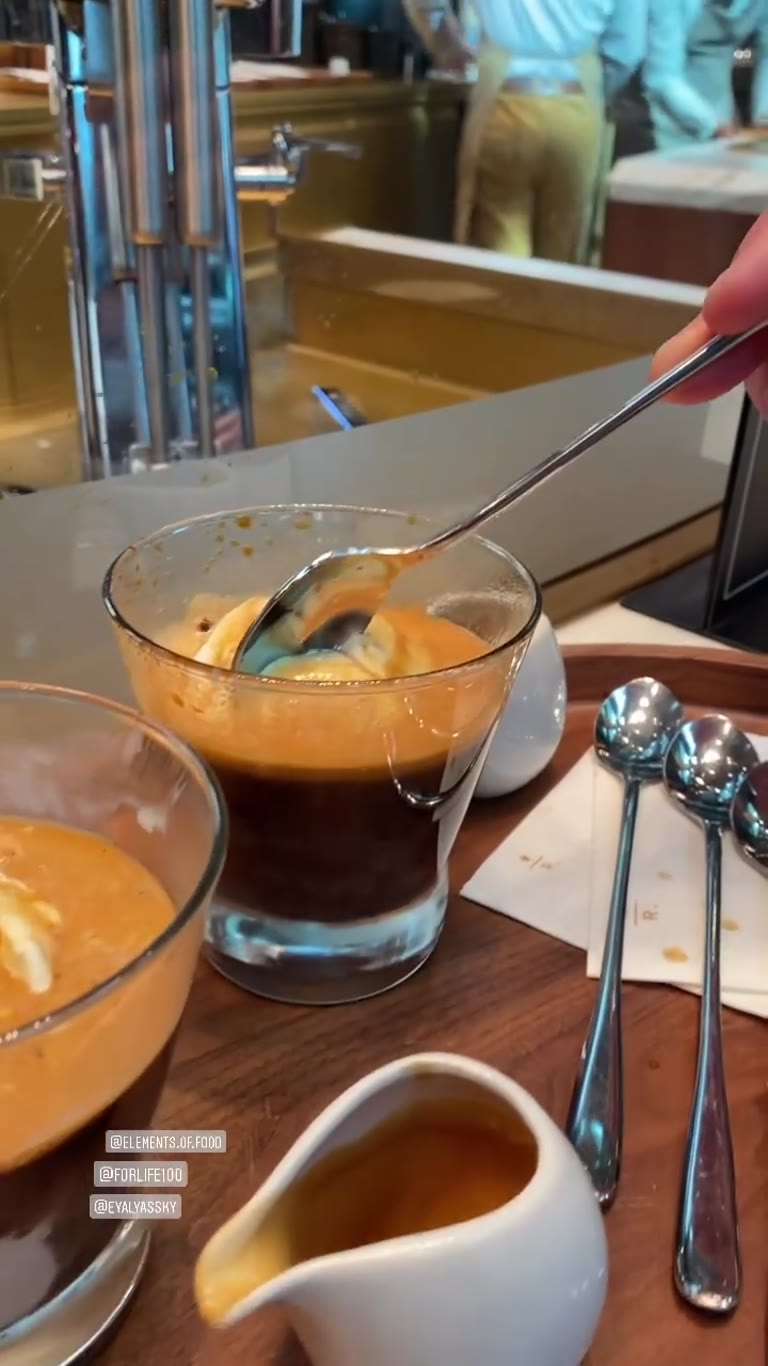 Affogato at the Starbucks Reserve Roastery, Milan