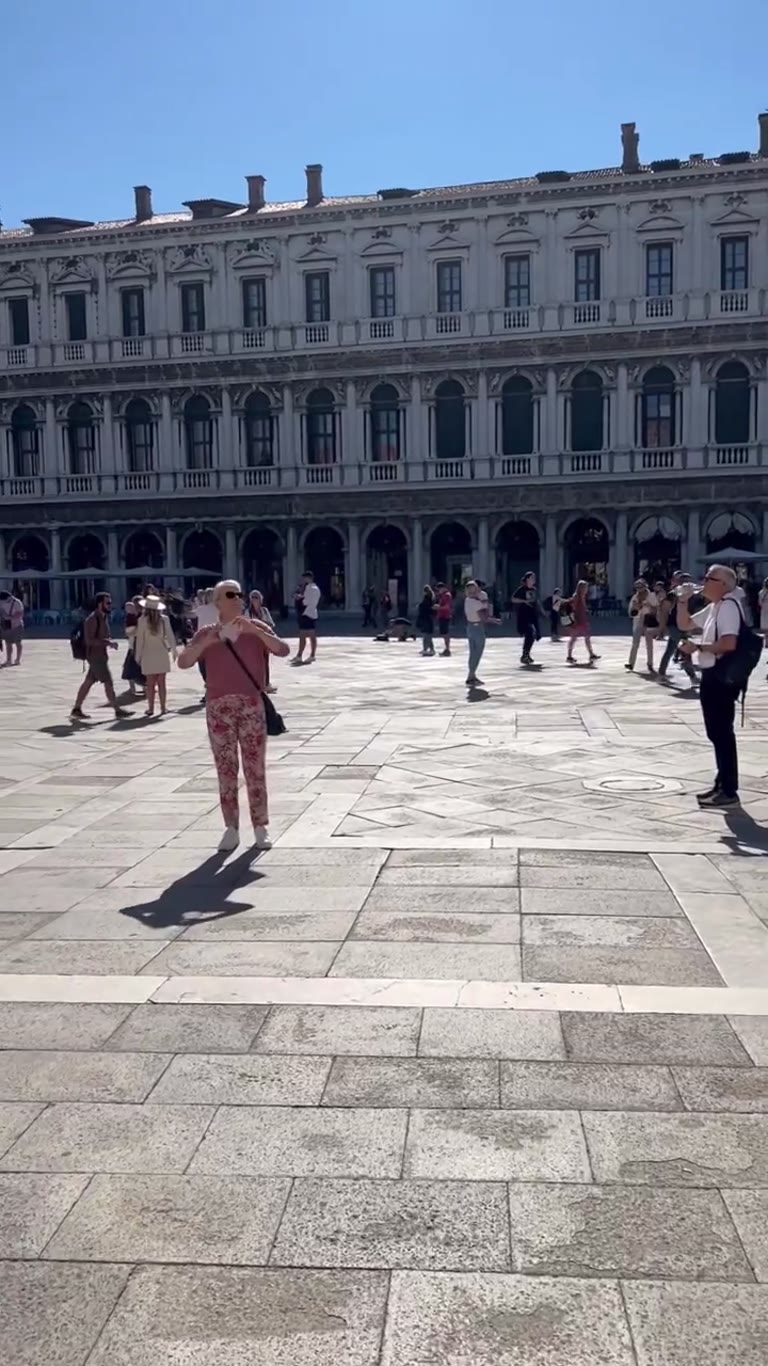 Piazza San Marco on a sunny day in Venice