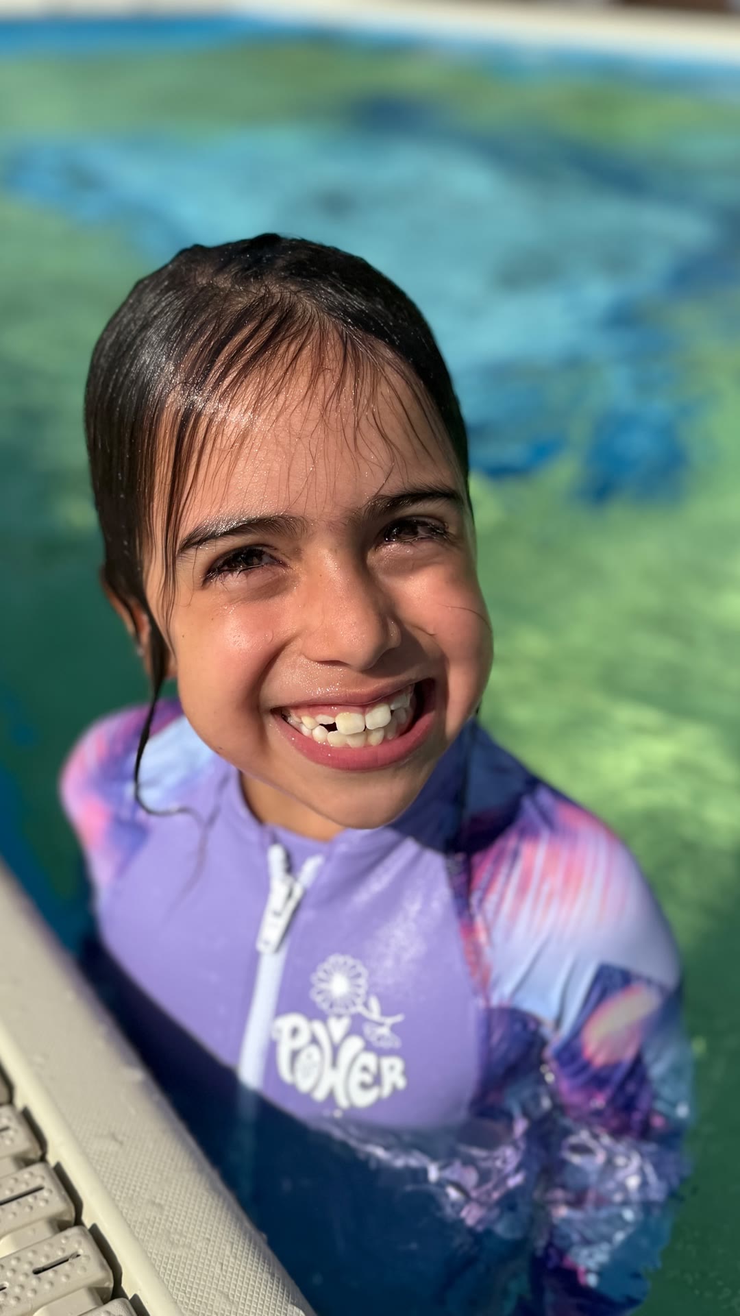 Pool day smile during Osaka trip