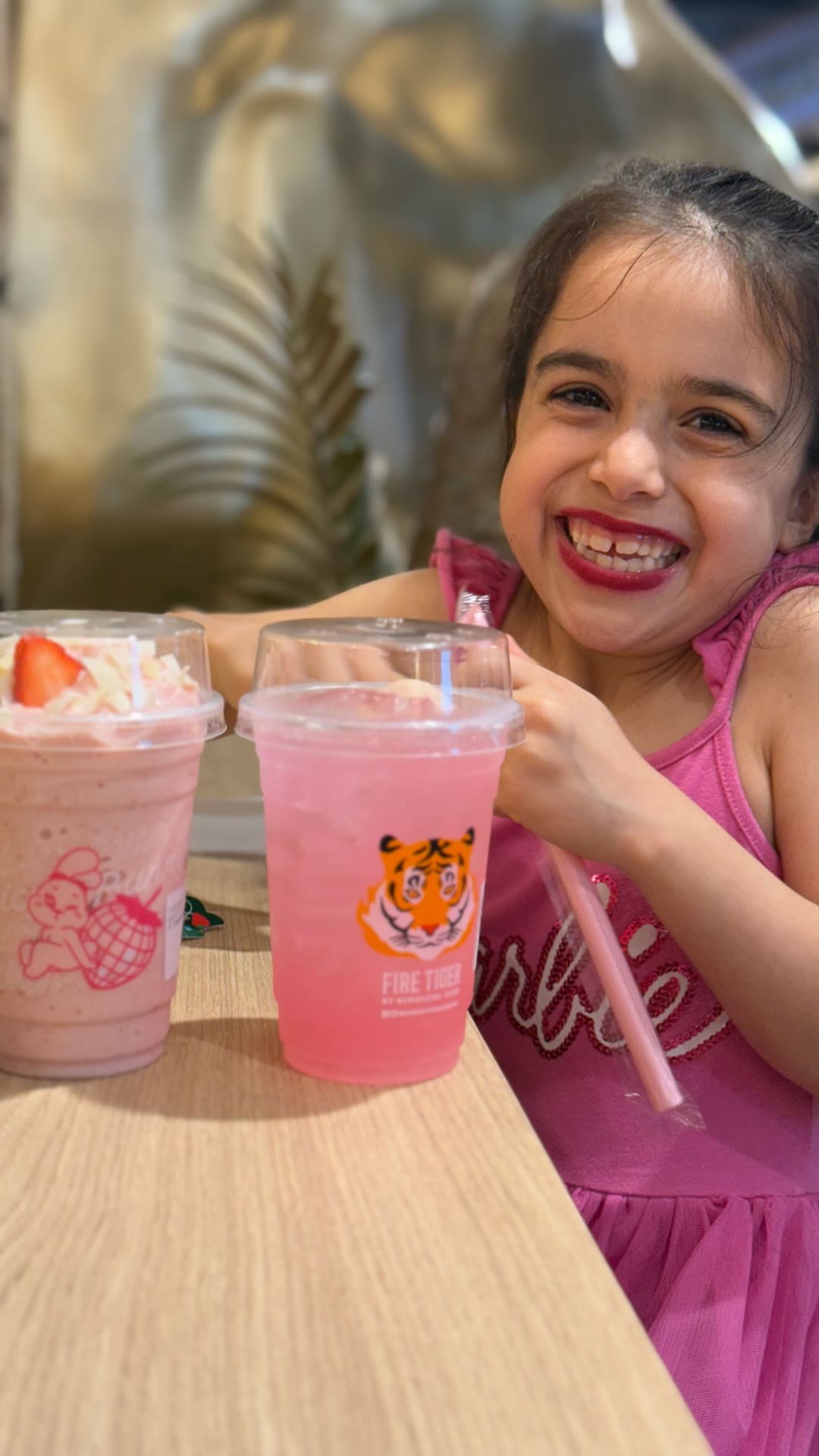 Fire Tiger pink drinks in Bangkok