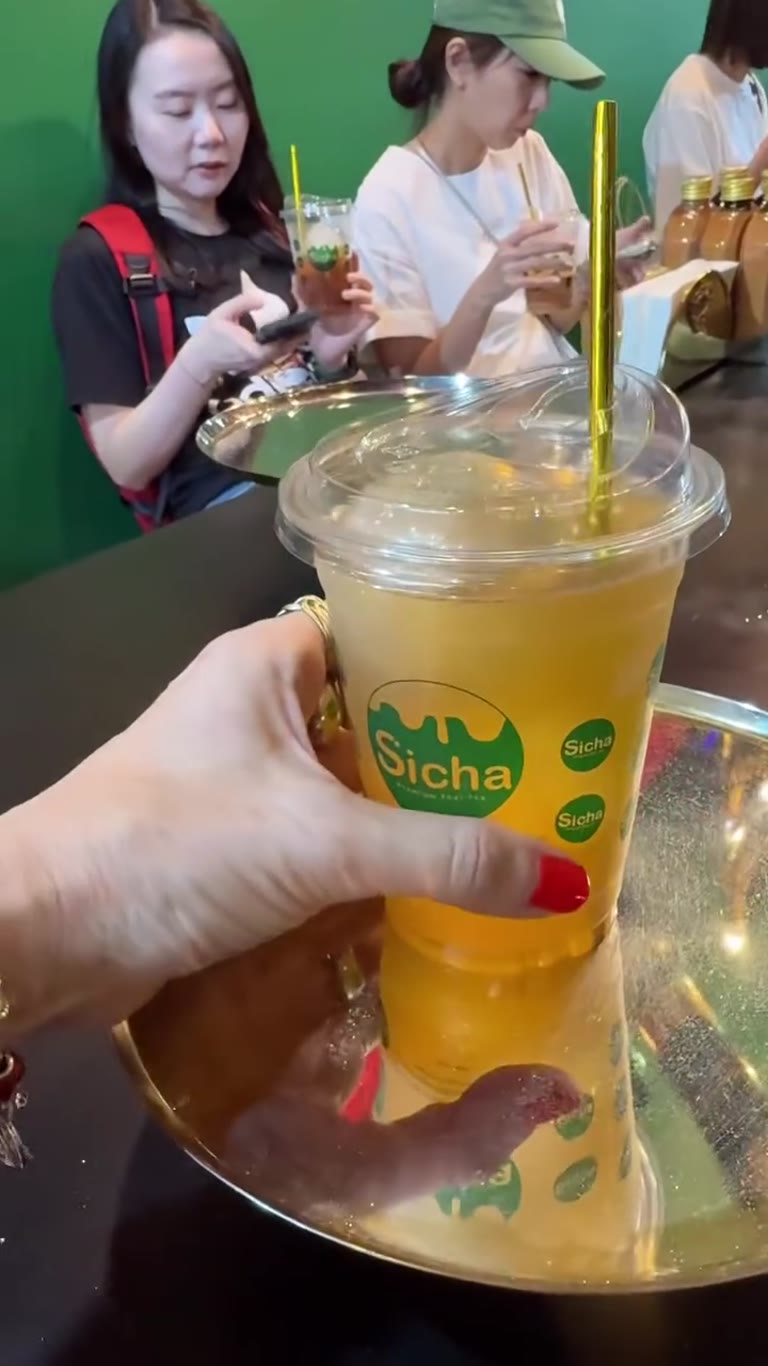 Sicha Thai tea in Bangkok