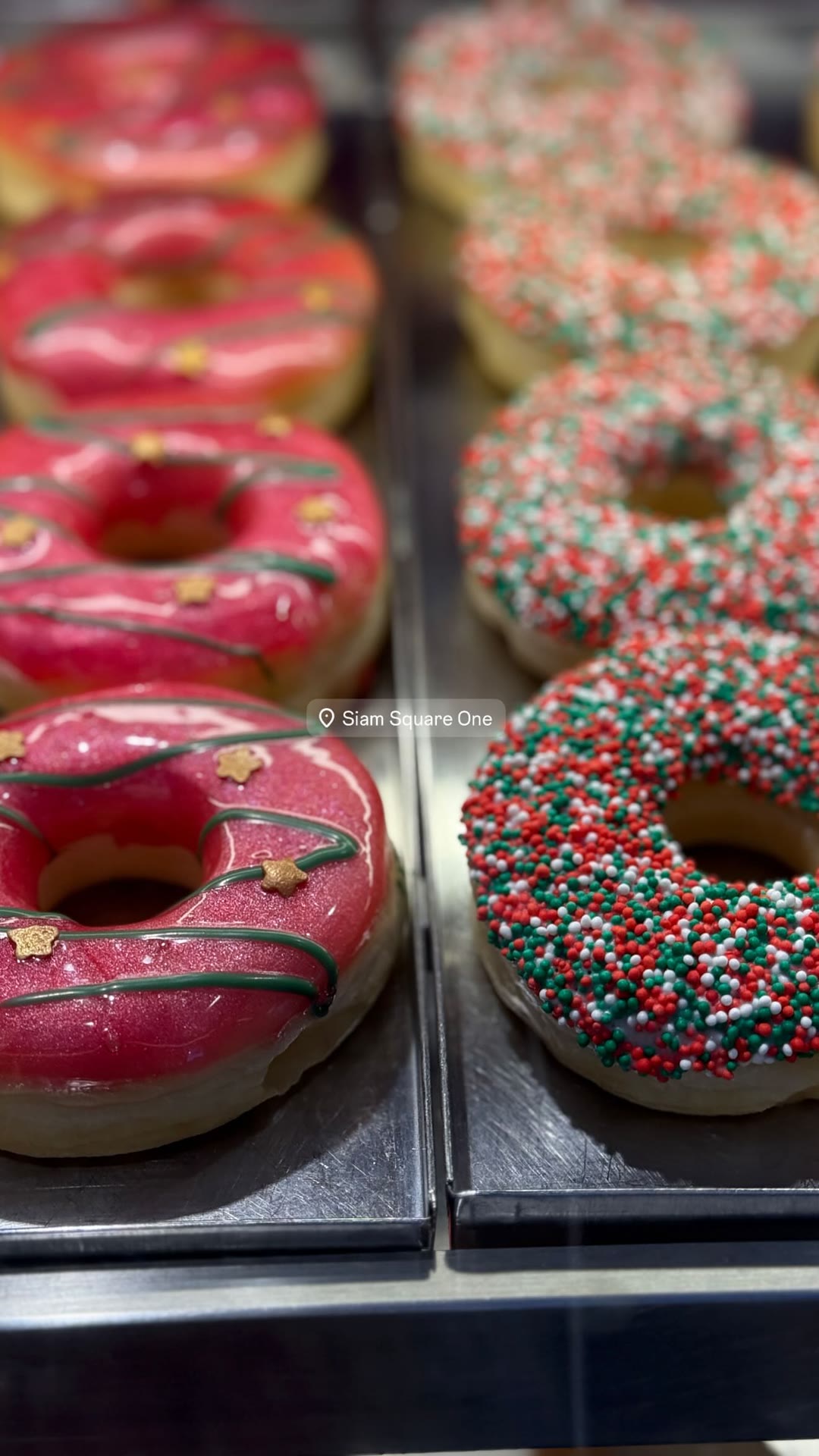 Christmas donuts at Siam Square One, Bangkok