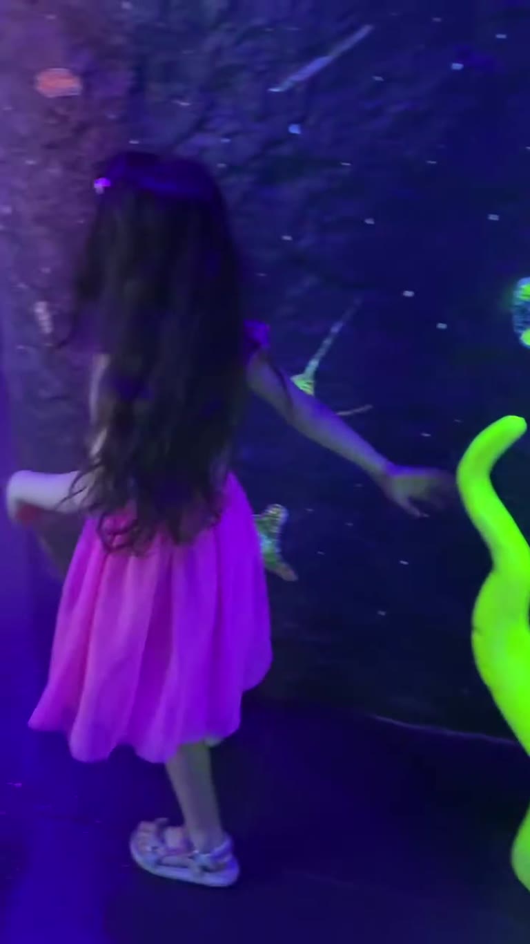 Jellyfish tunnel at a Bangkok aquarium