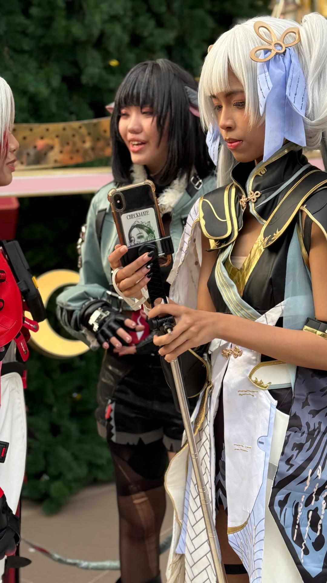 Cosplayers at a Bangkok street event