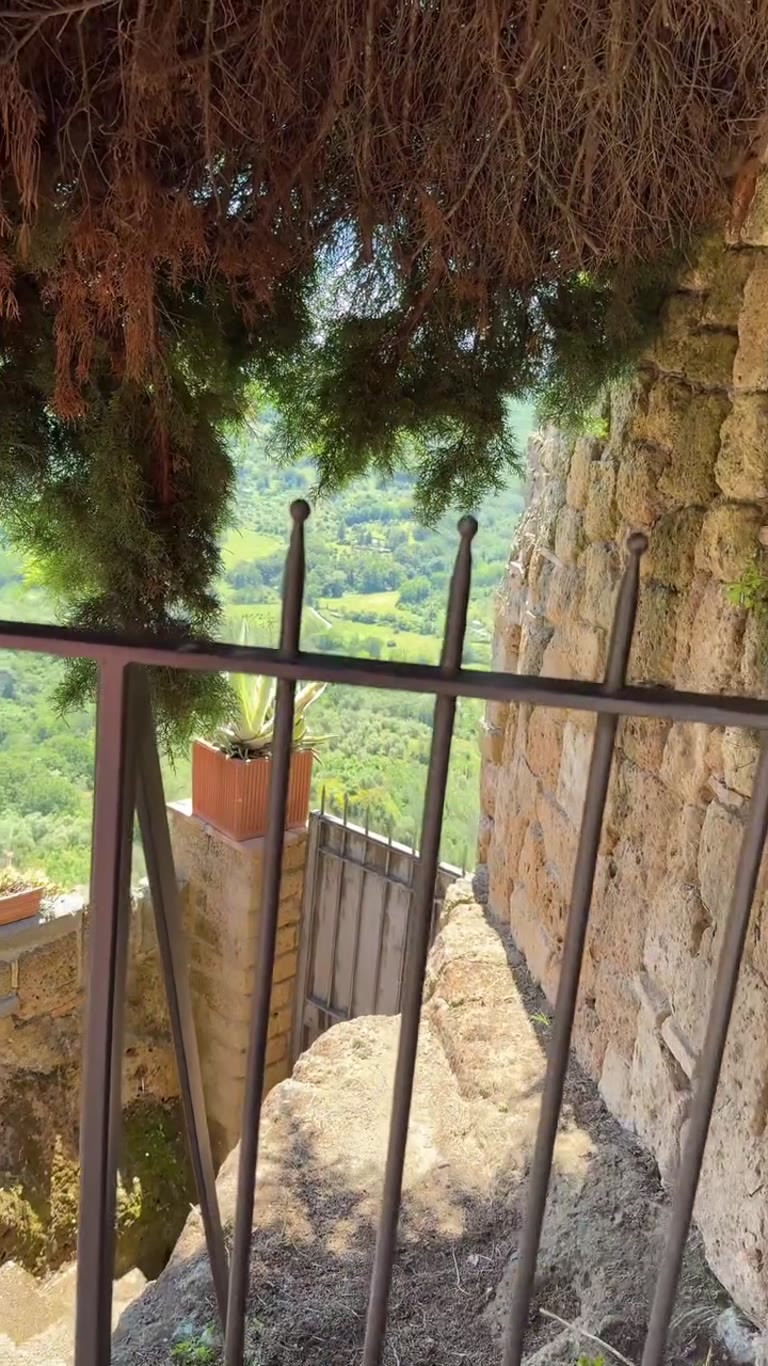 Valley viewpoint on a day trip outside Rome