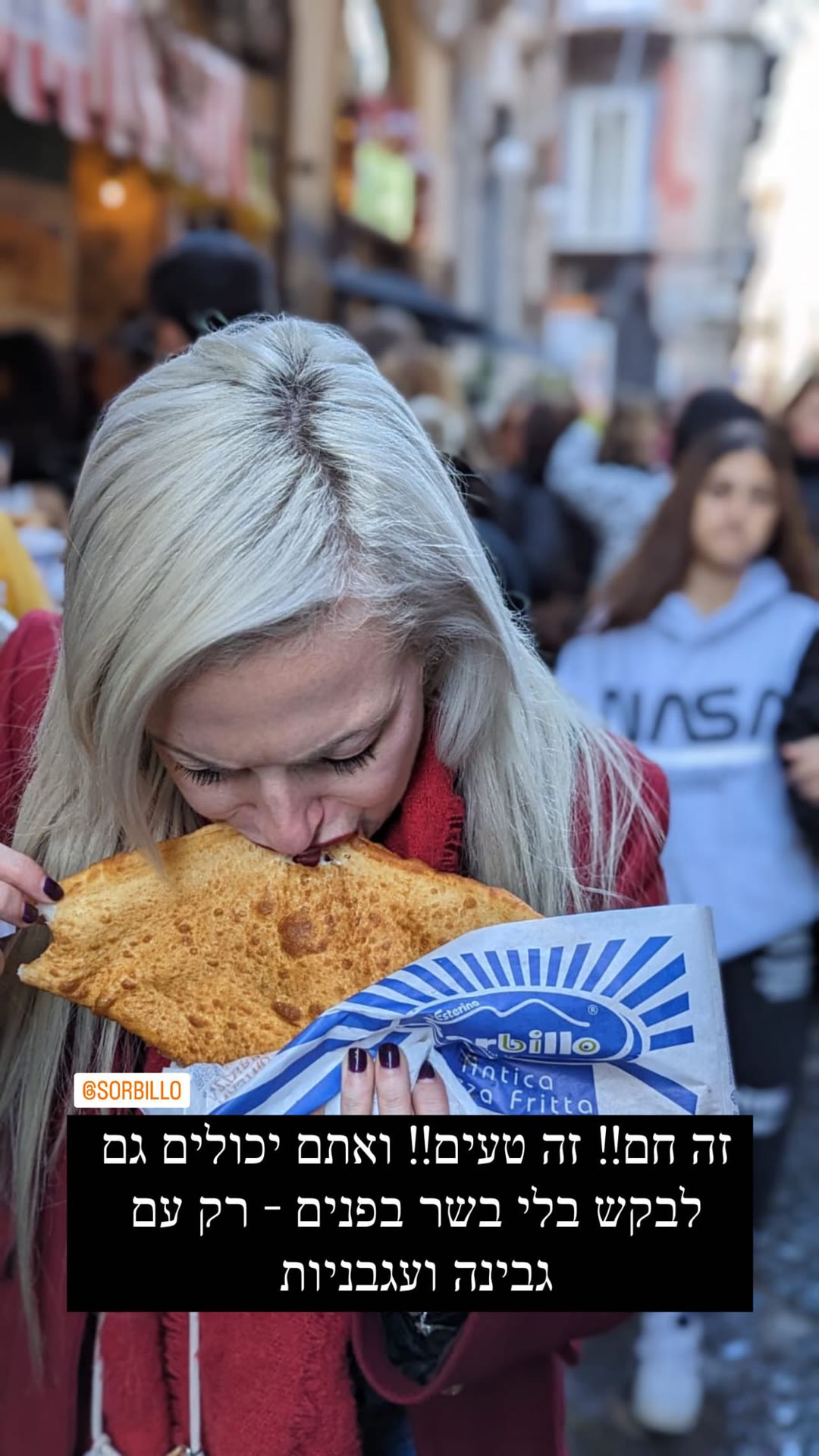 Pizza fritta at Sorbillo, Naples