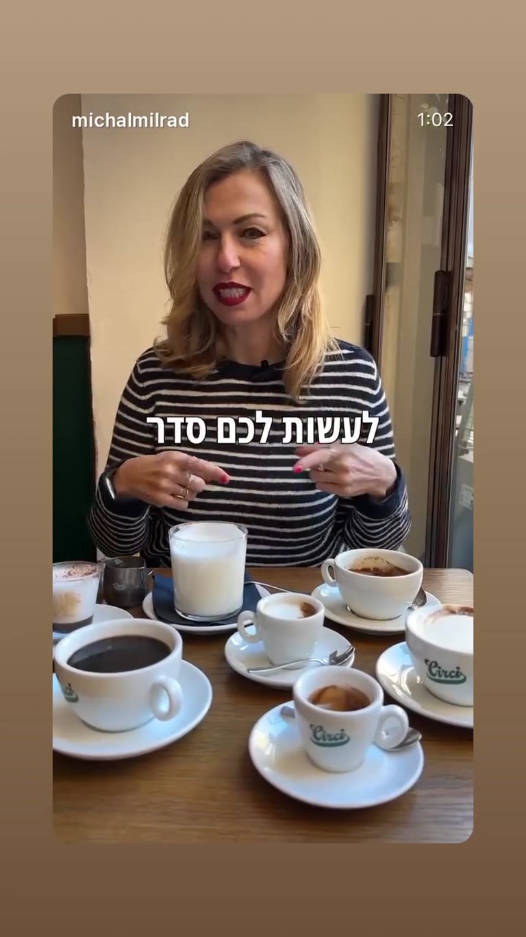 מדריך להזמנת קפה ברומא (בר Circi)
