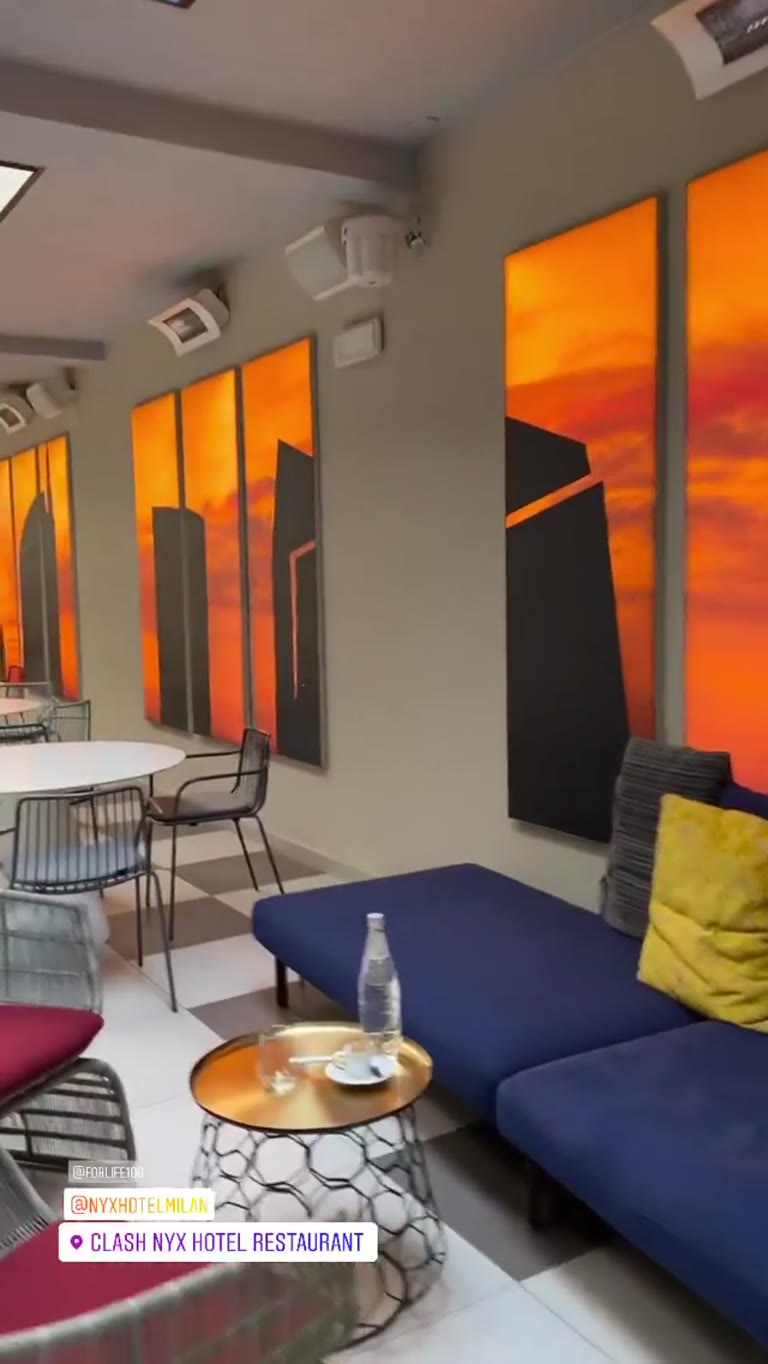 Clash restaurant at NYX Hotel Milan
