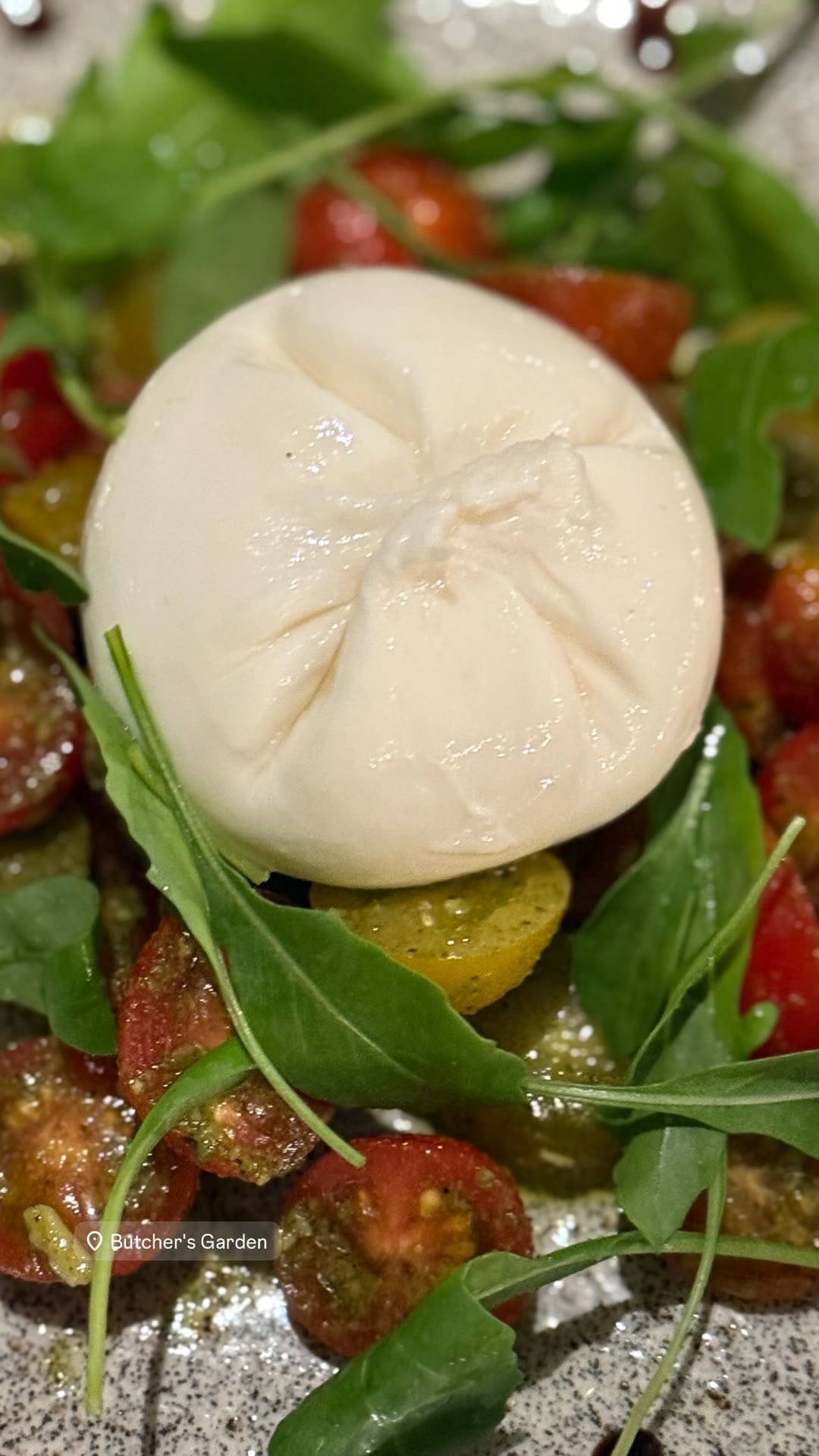 Burrata at Butcher's Garden, Patong