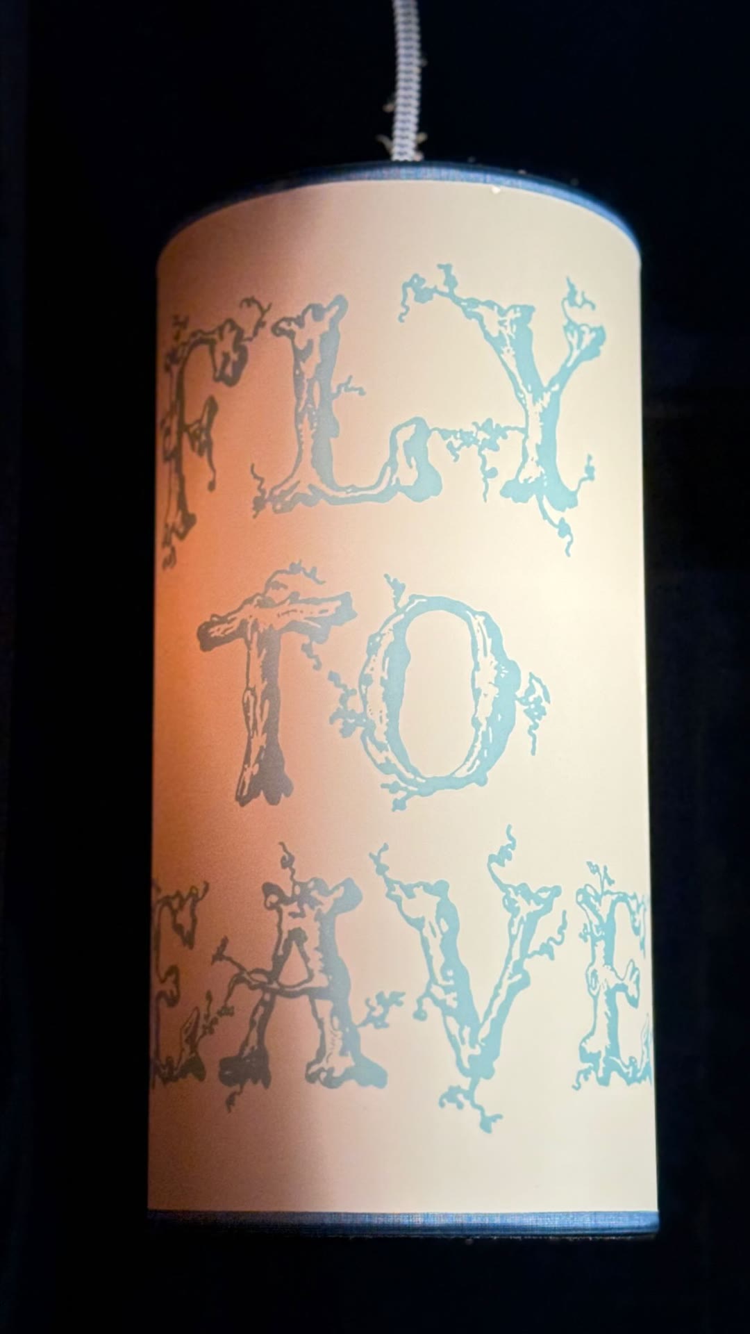 "Fly to Have" lamp in Florence
