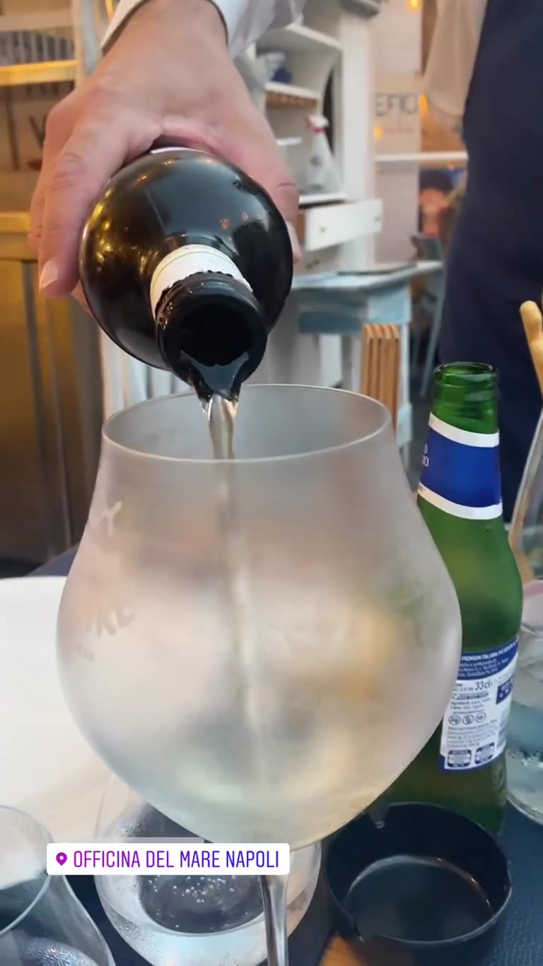 Drinks at Officina del Mare, Naples