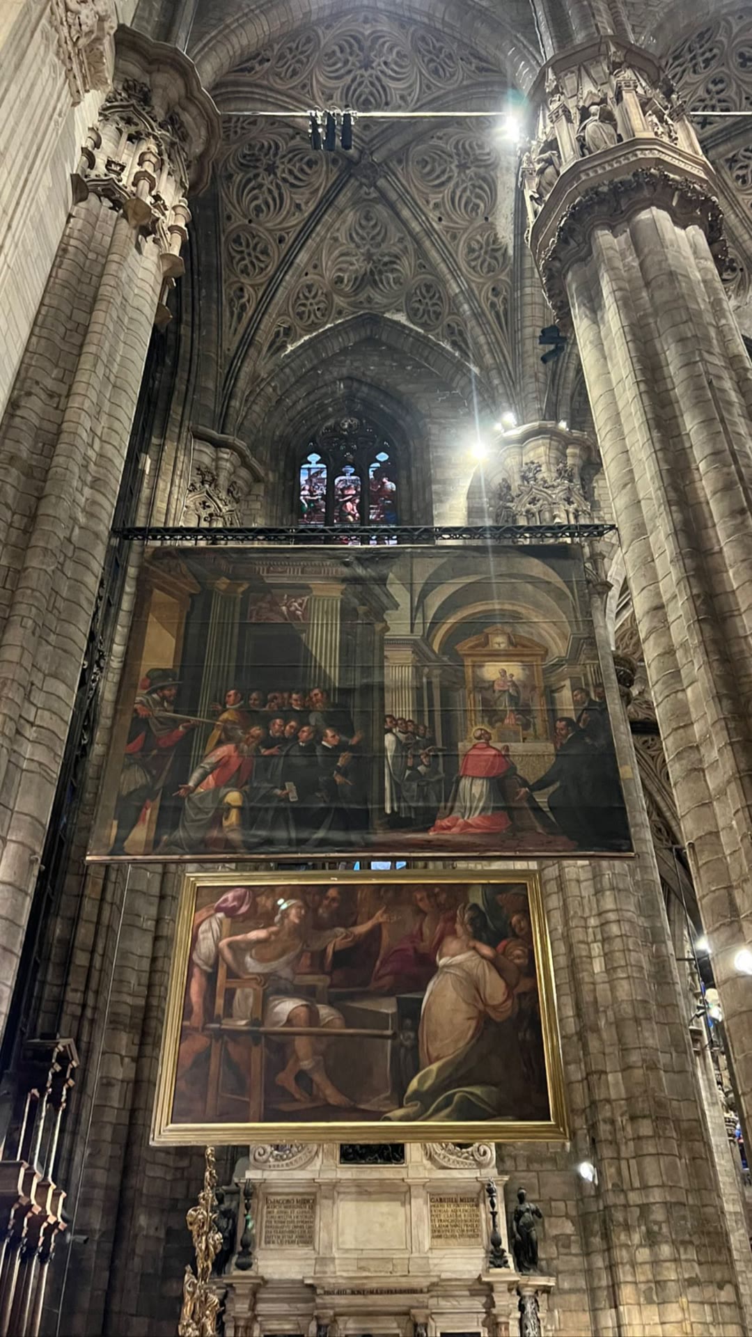 Inside the Duomo di Milano