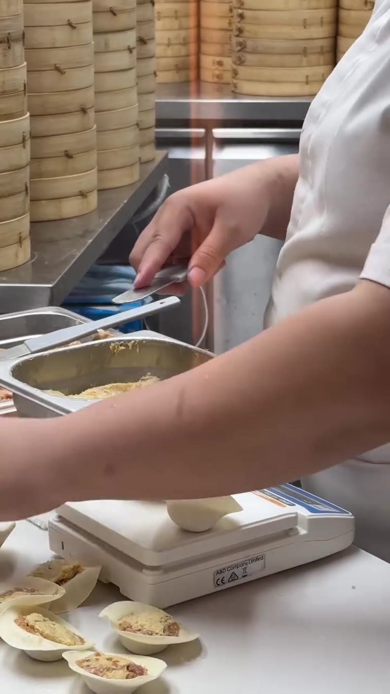 Dumplings made by hand in Phuket