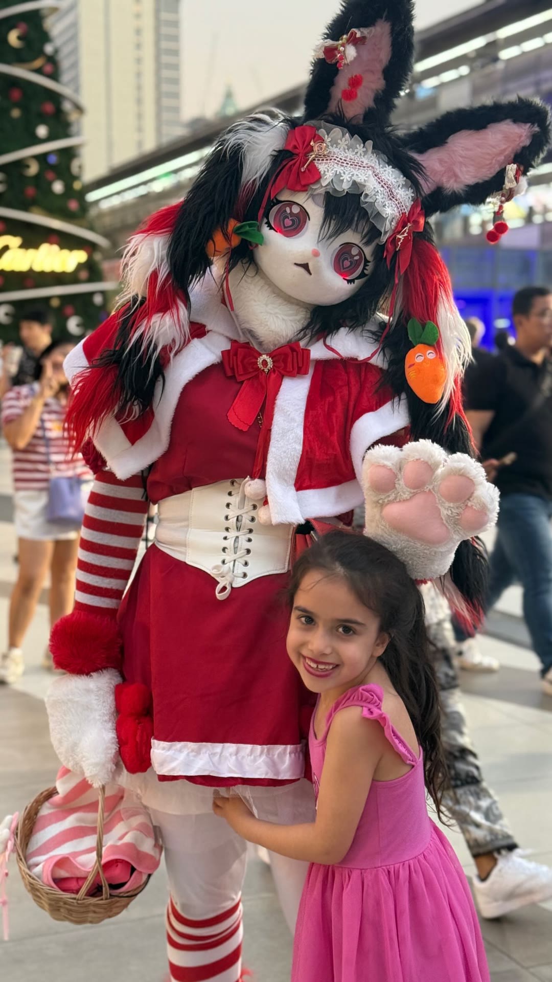 Christmas kigurumi photo op in Bangkok