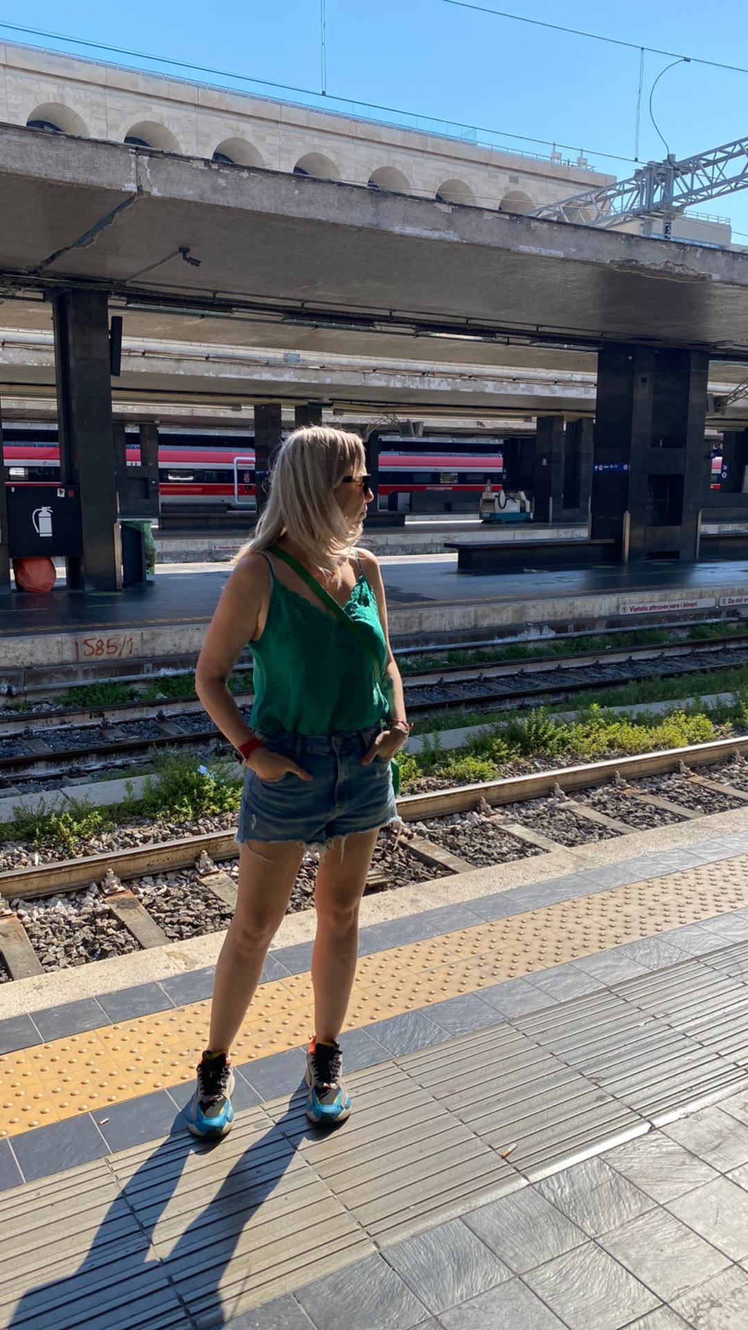 Waiting for the train in Naples