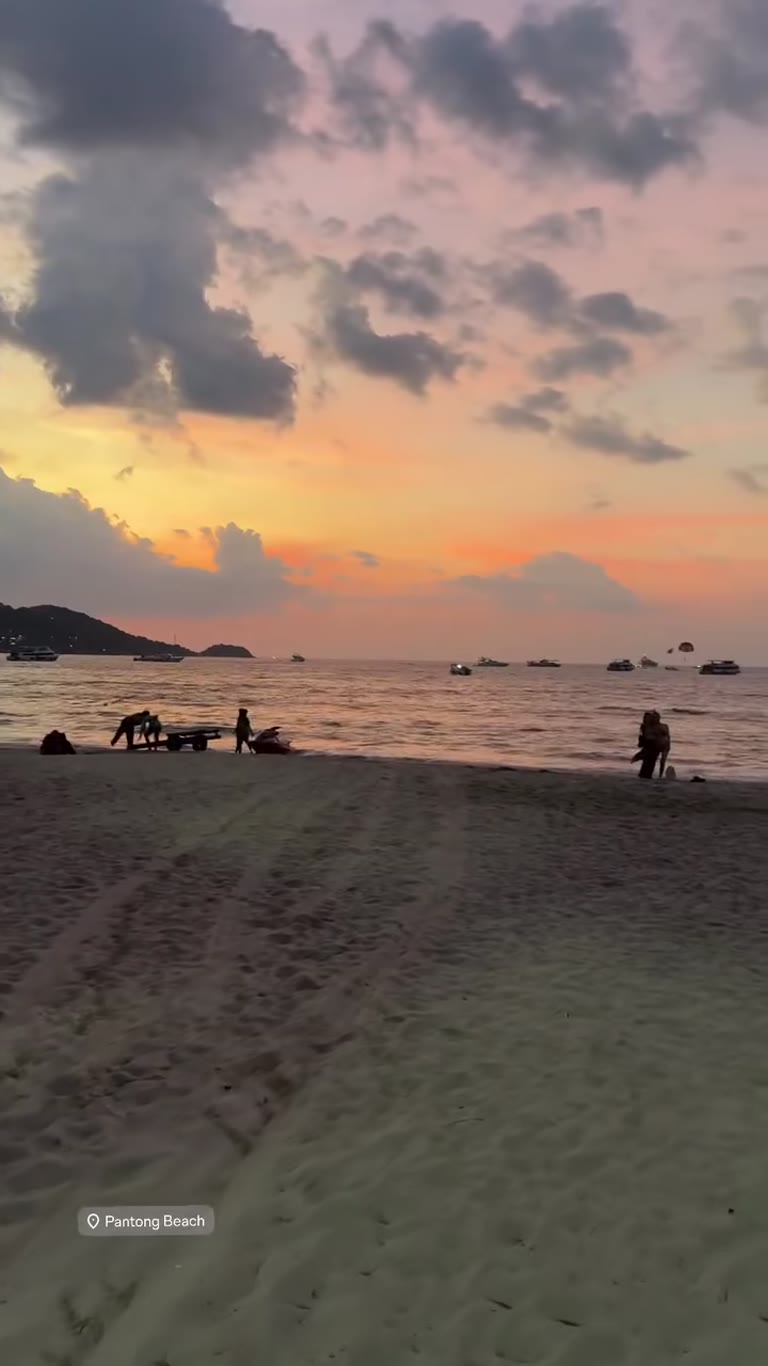 Sunset at Patong Beach, Phuket