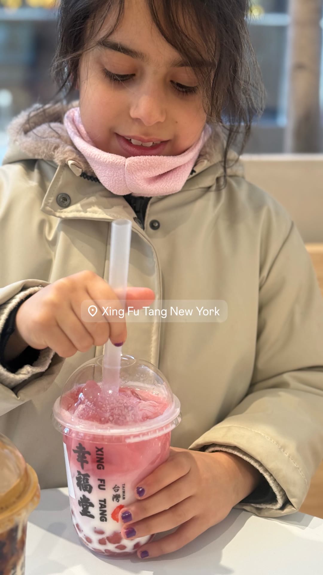 Bubble tea at Xing Fu Tang, NYC