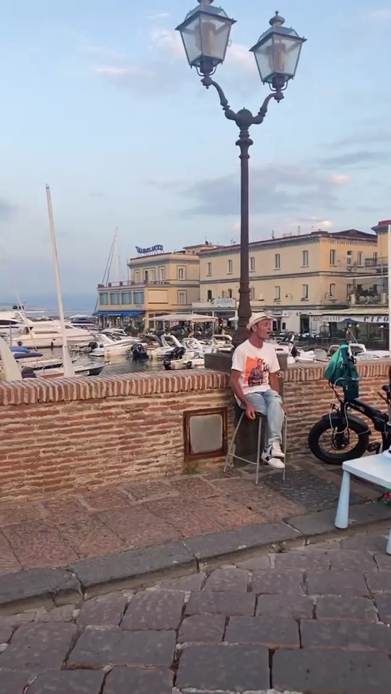 Castel dell'Ovo & Borgo Marinari at sunset