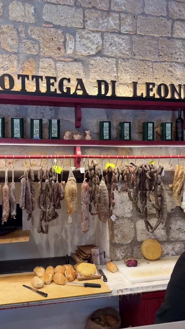 La Bottega di Leon – salumeria on a day trip from Rome