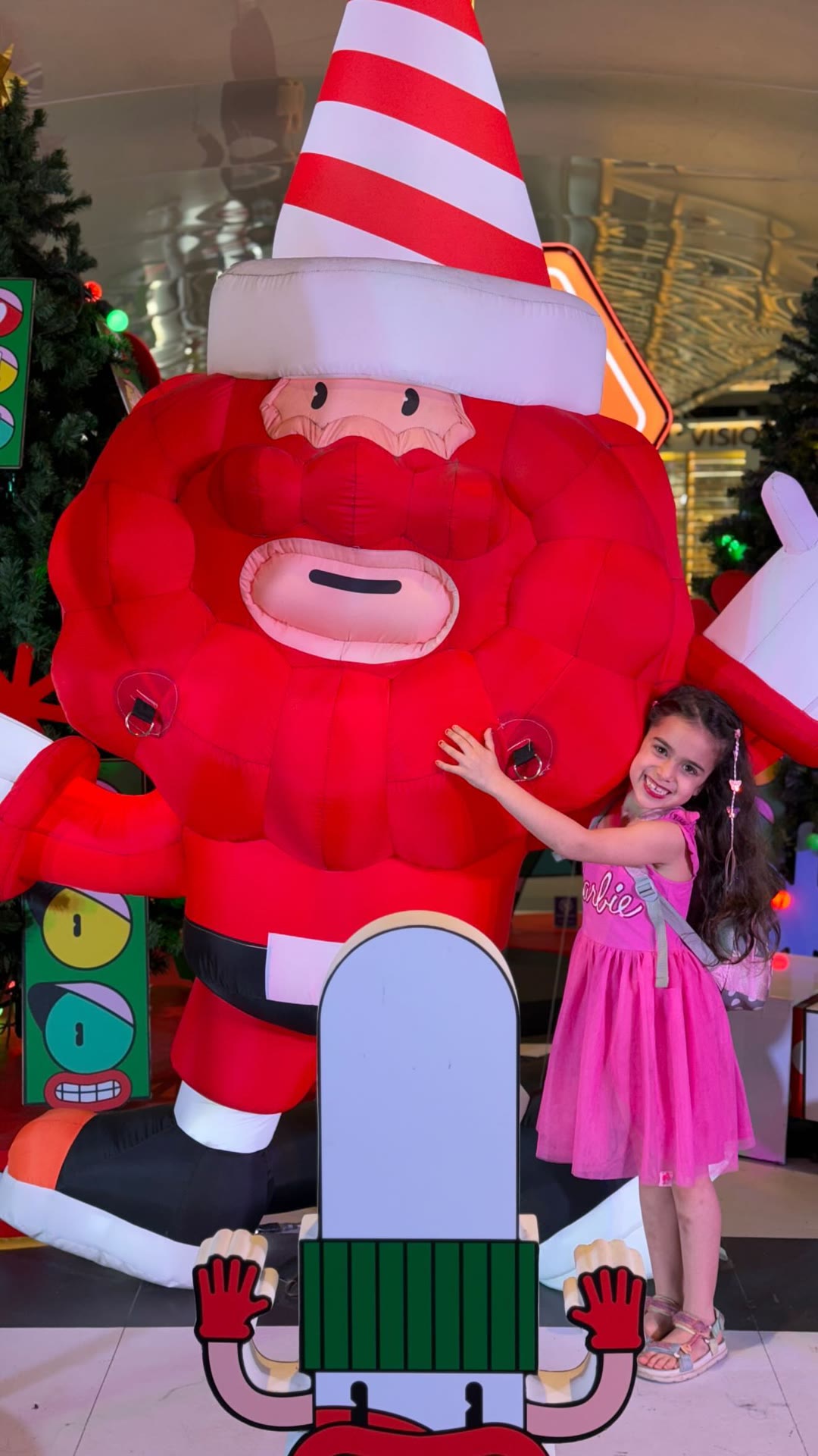 Giant Santa at a Bangkok mall