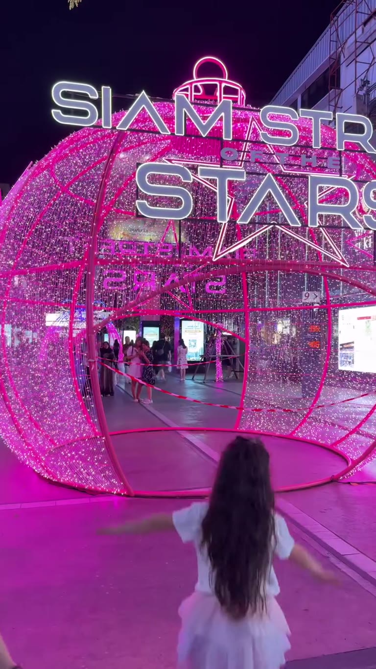 Siam Street of the Stars lights, Bangkok